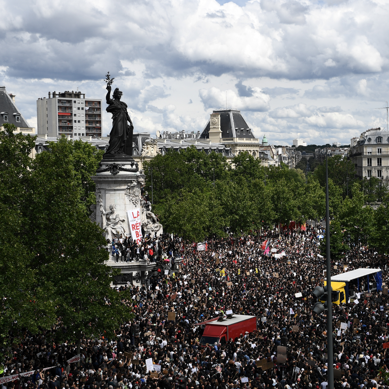 Large Black Lives Matter crowds in Paris demand 'justice' - CGTN