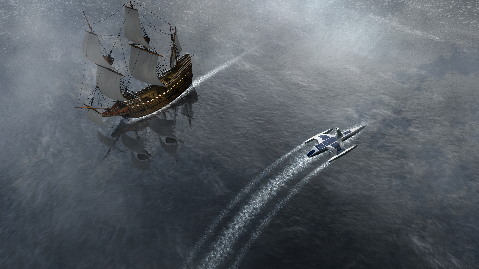 Ai Captain Self Sailing Crewless Ship To Recreate Mayflower Voyage Cgtn