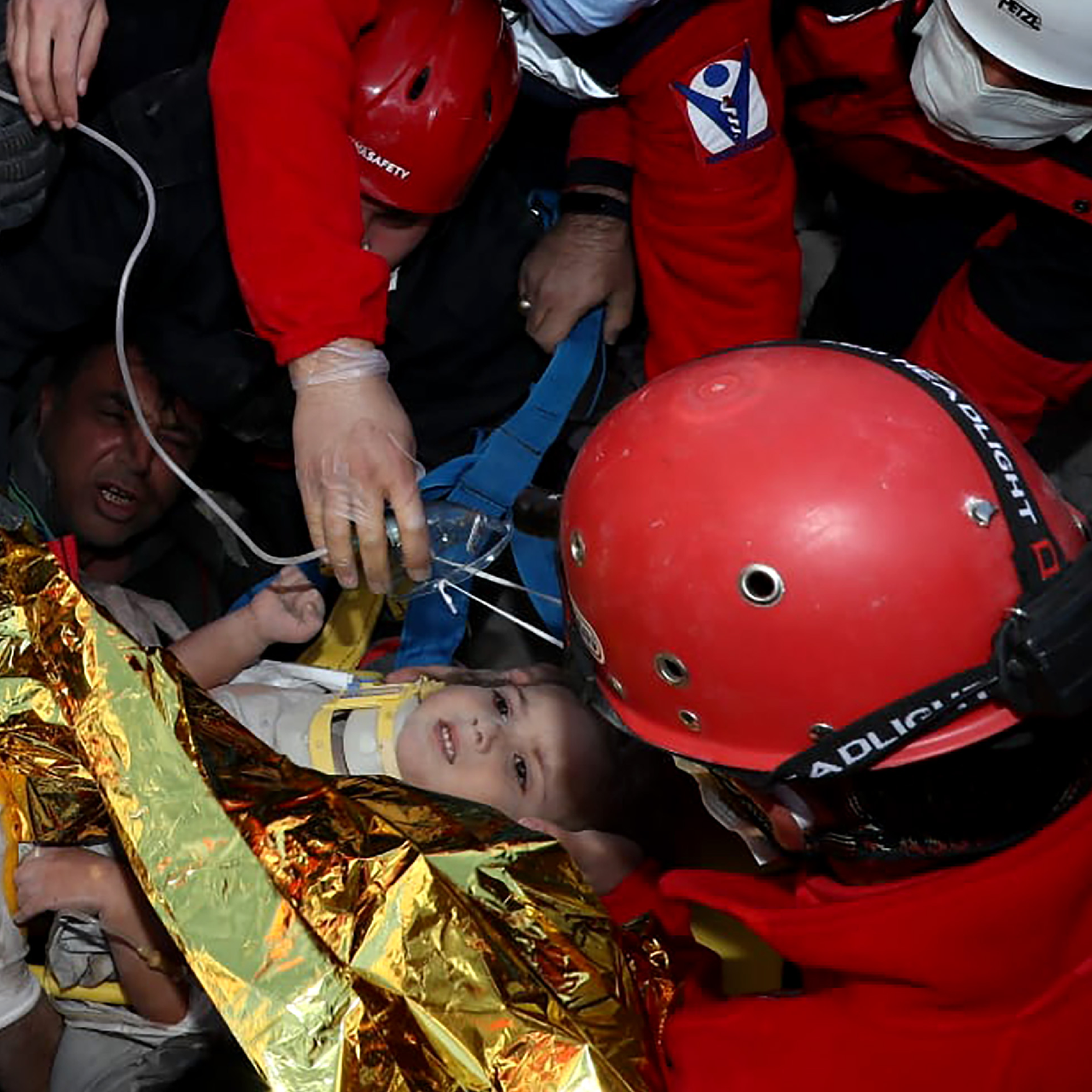 Three Year Old Girl Rescued From Rubble Four Days After Turkey Quake Cgtn