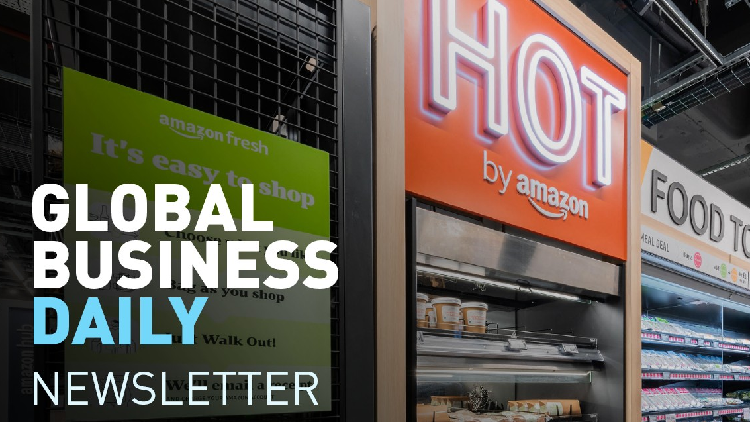 Amazon's first till-free store in UK and Deliveroo plans $7bn float - CGTN