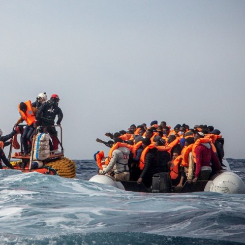 Rescuers Save 100 Migrants, Including 67 Children, In Dinghy Off Libya ...