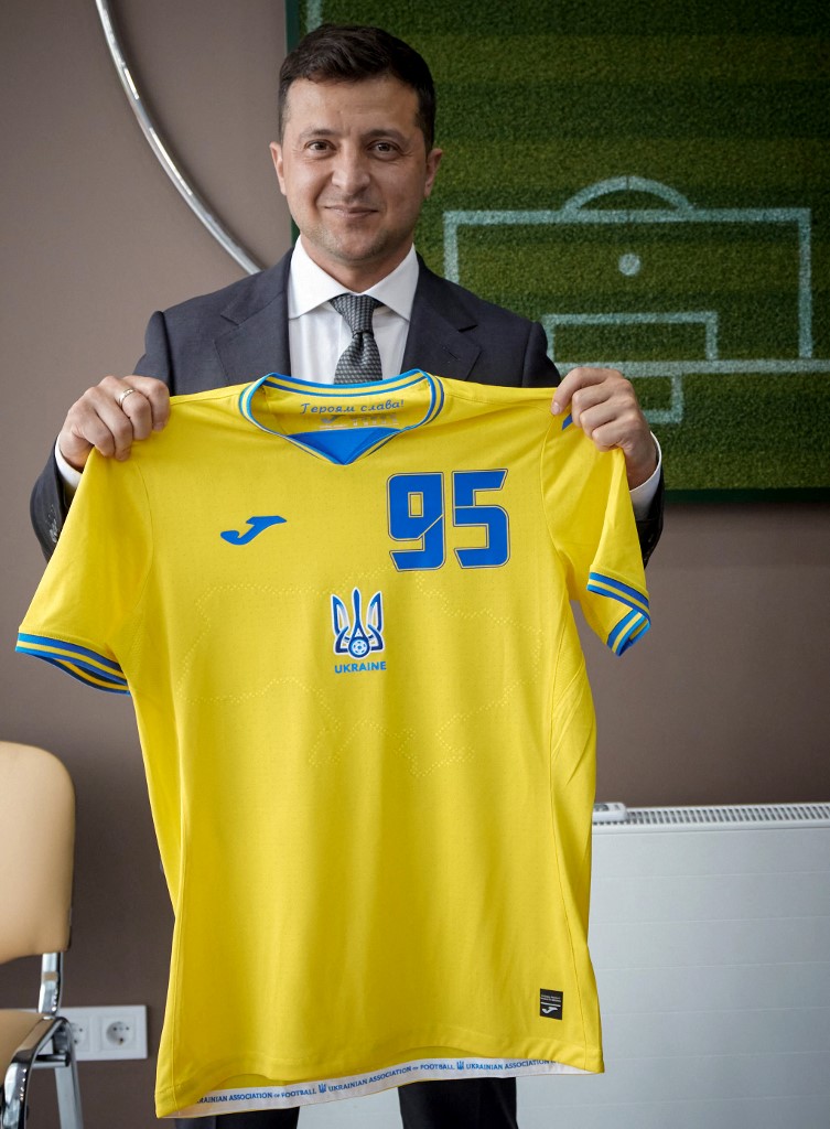 Ukraine's shirt maps out the message that Euro 2020 is about more
