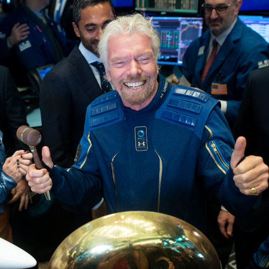 British businessman Richard Branson attempts race to space ...