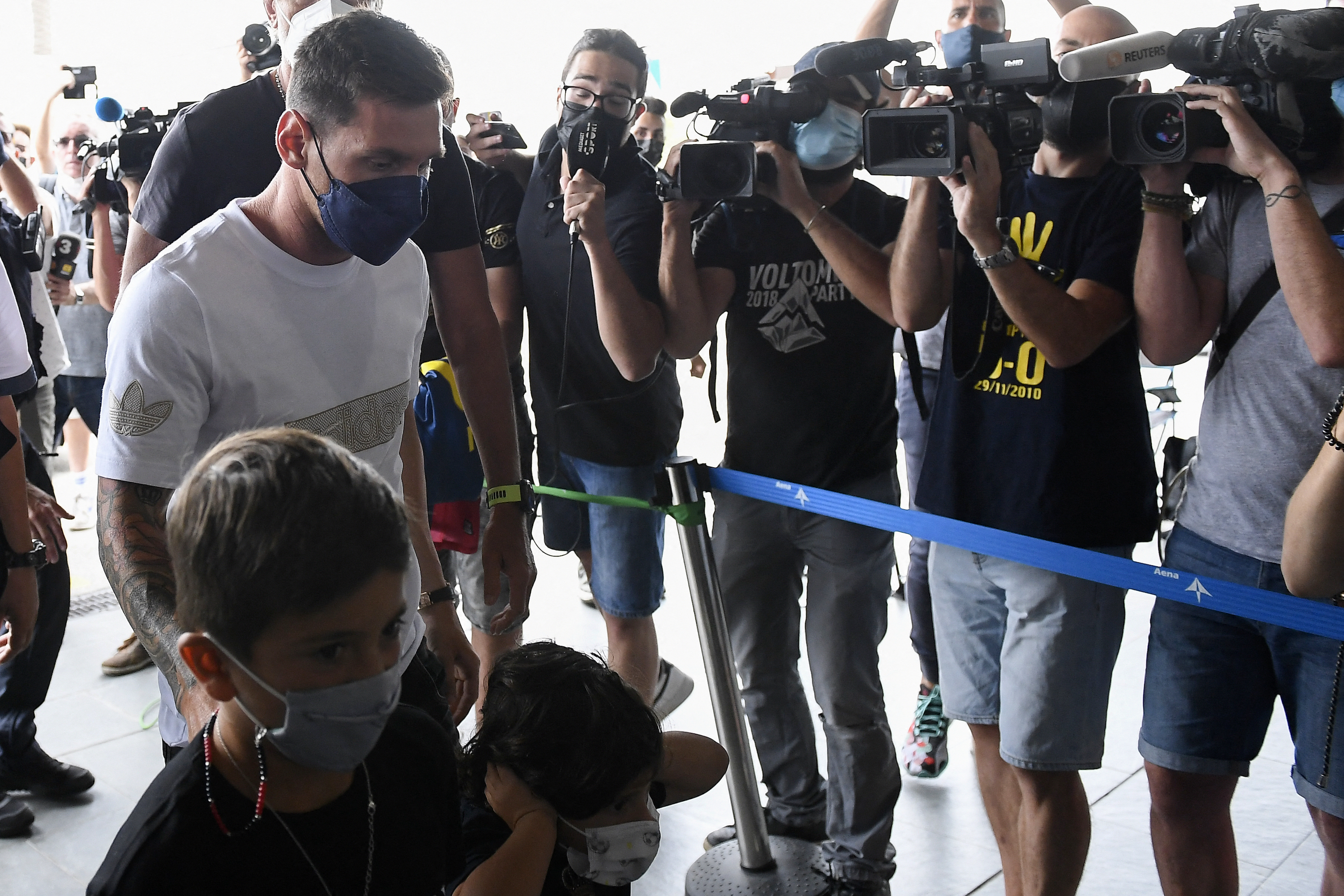 Lionel Messi is back! Argentina star returns to PSG training alone  following public apology as two-week suspension appears to be lifted