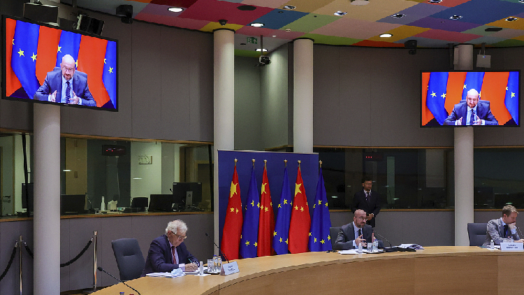 Xi urges EU to stabilize world with stronger relationship with China - CGTN