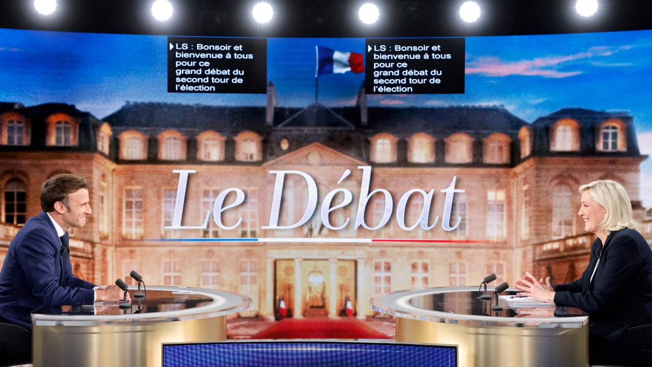 macron vs le pen debate