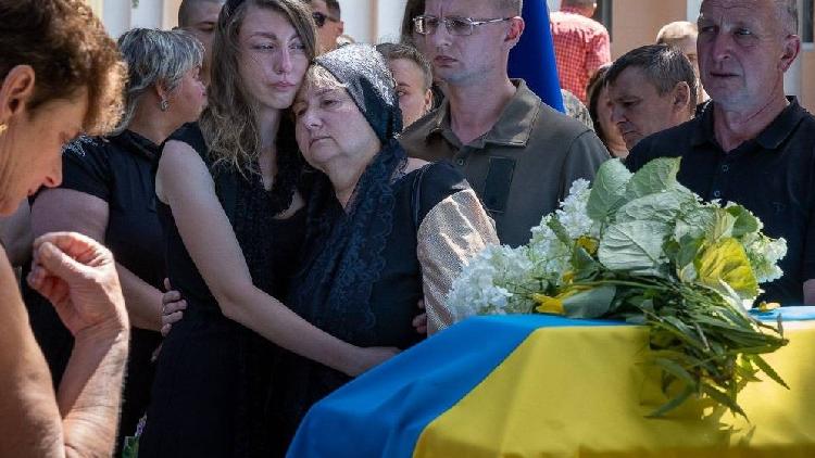 Ukraine's mothers bury their sons as death toll keeps rising - CGTN