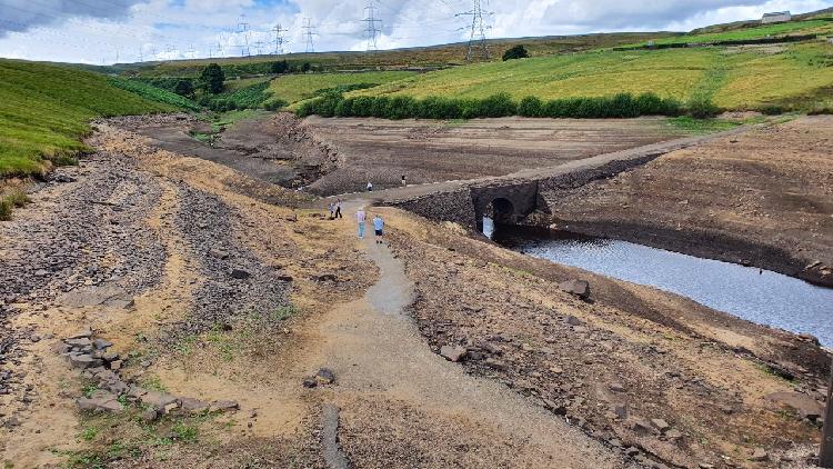 Drought reveals UK structures submerged for decades - CGTN
