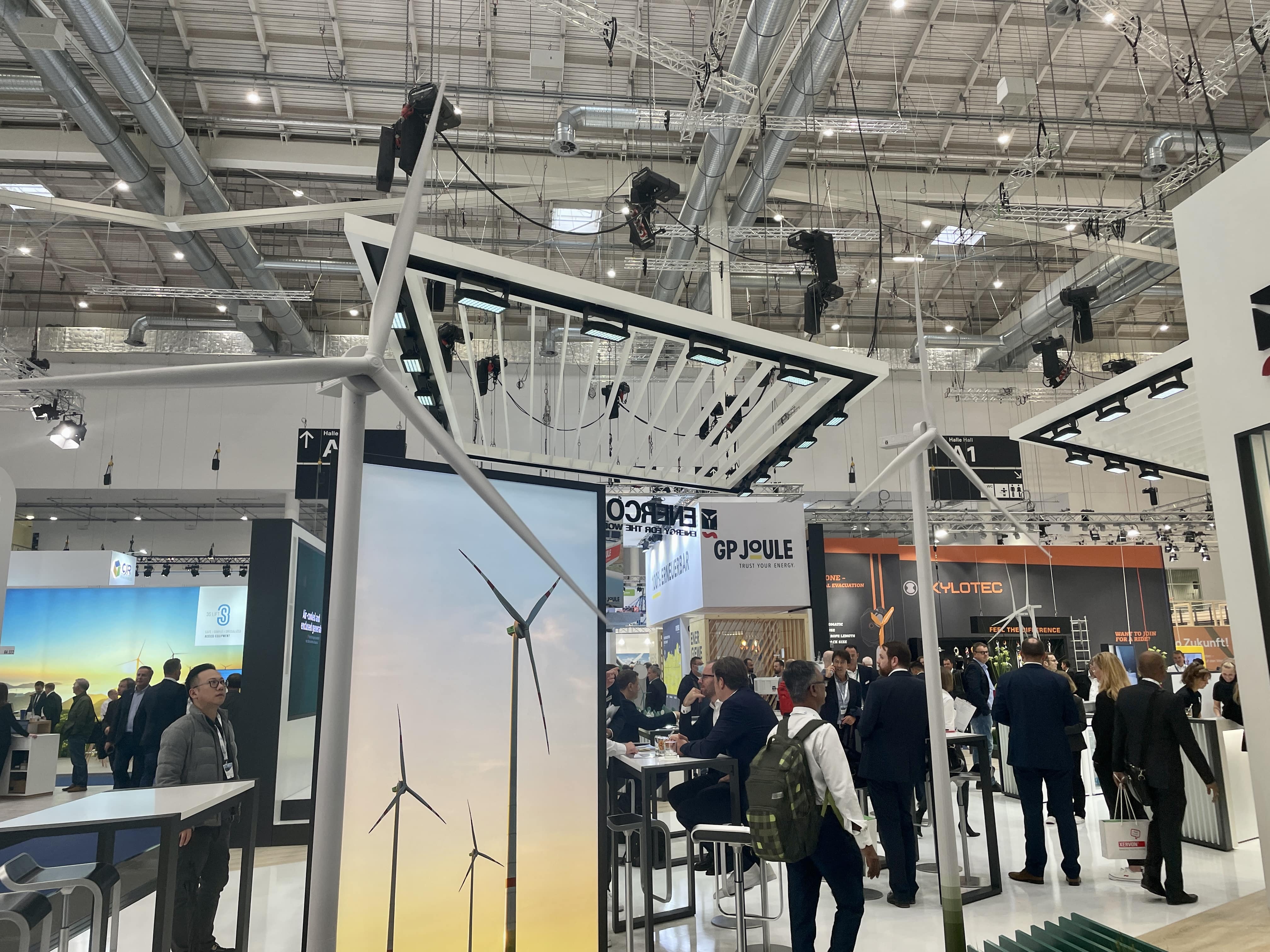 Wind Energy Hamburg lasts for four days. /Natalie Carney/CGTN