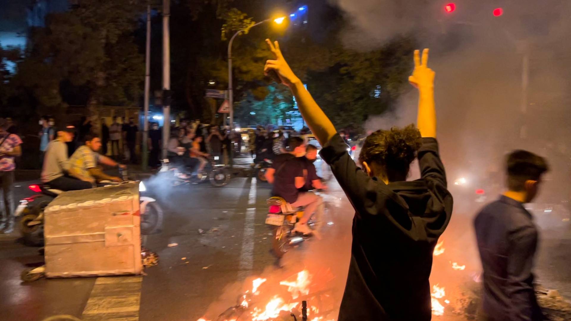 Protests erupted in Tehran soon after the death of Mahsa Amini. /Wana News Agency /Reuters