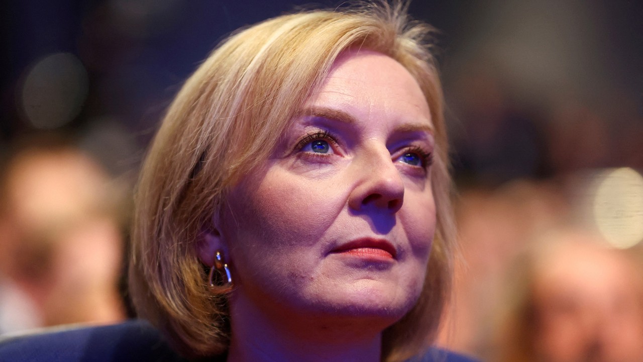 This file photo shows the former British Prime Minister Liz Truss at the annual Conservative Party conference, in Birmingham, Britain, on October 2, 2022. /Hannah McKay/Reuters
