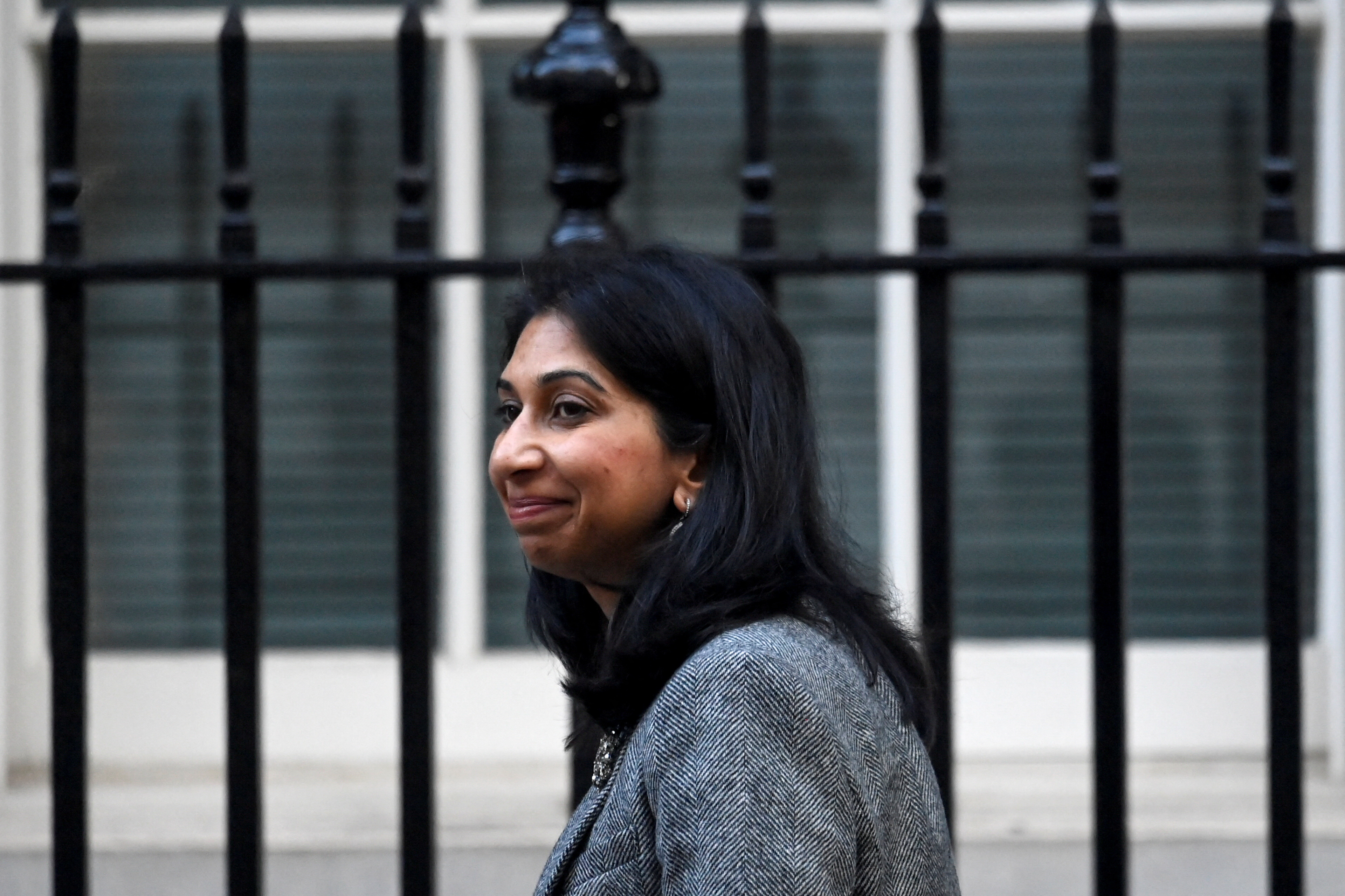  Suella Braverman in Downing Street. Toby Melville/Reuters