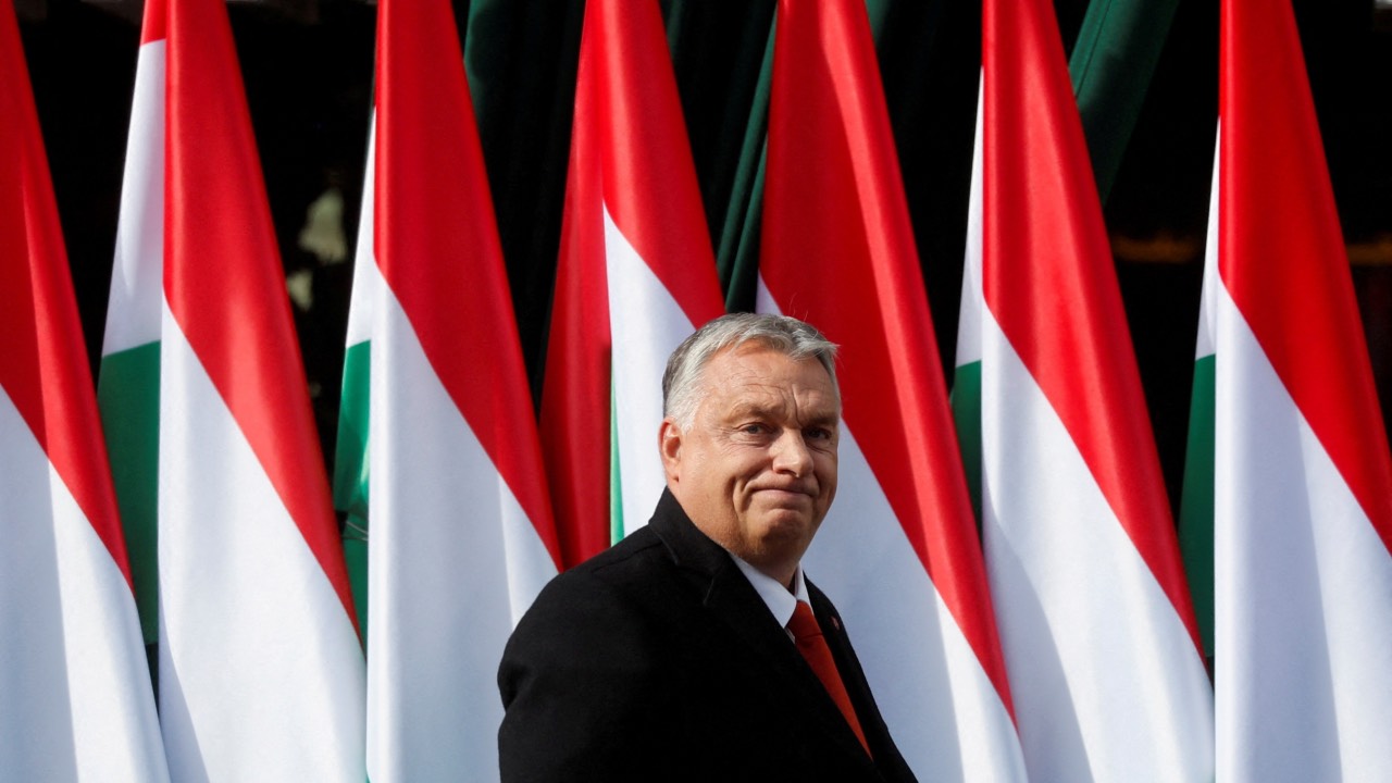 Hungarian Prime Minister Viktor Orban attends the inauguration of Mindszentyneum during the celebrations of the 66th anniversary of the Hungarian Uprising of 1956, in Zalaegerszeg, Hungary. /Bernadett Szabo/Reuters