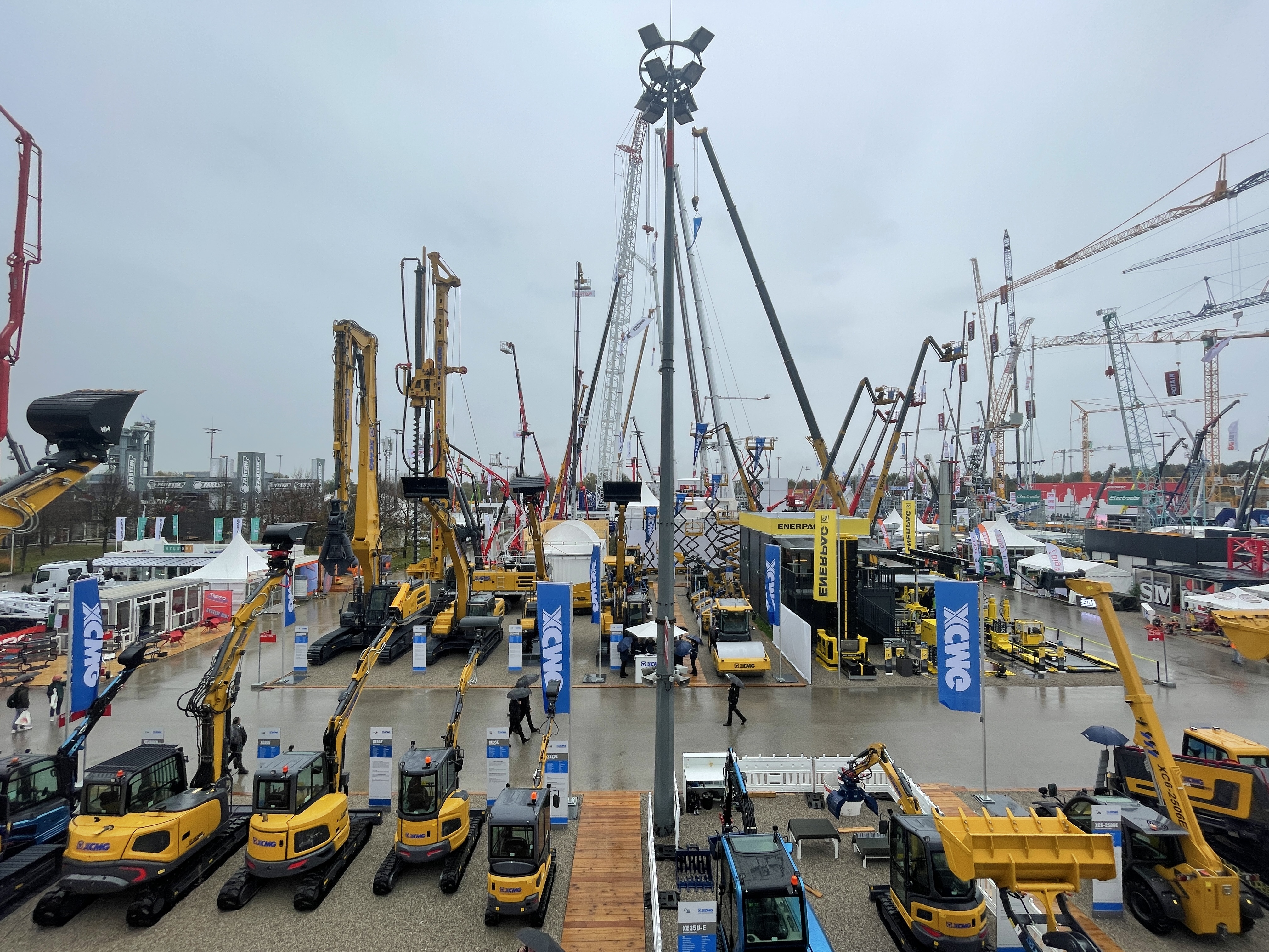 Hundreds of thousands of tonnes of machinery is on display /Natalie Carney /CGTN