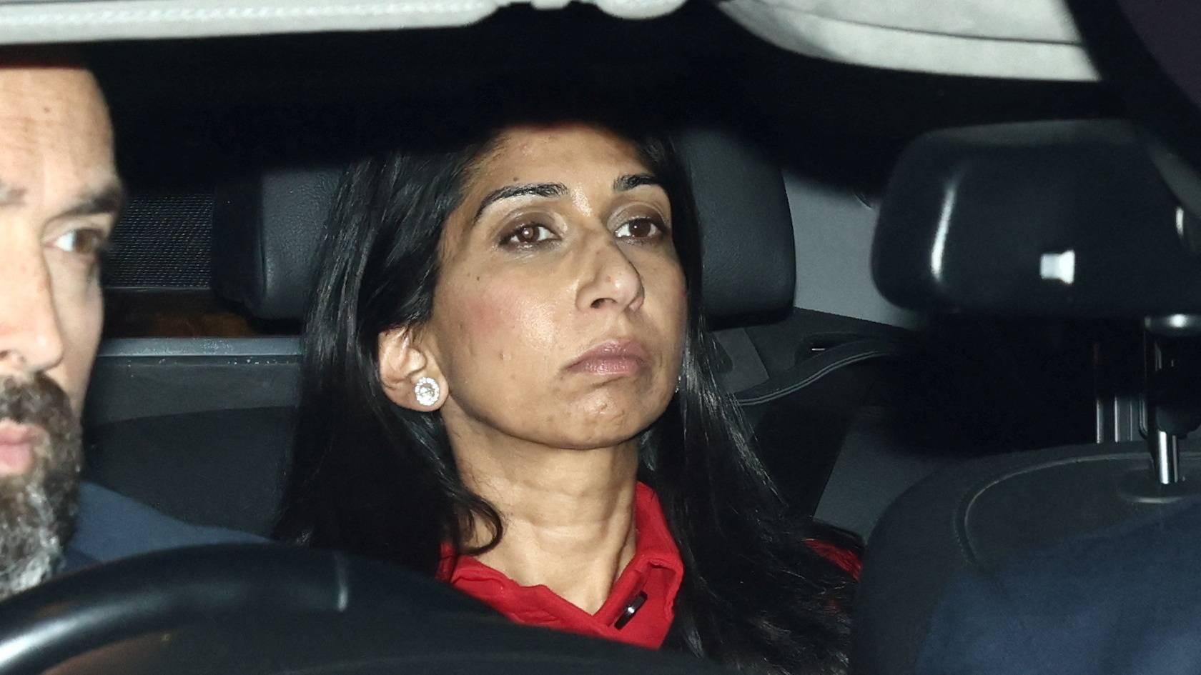 UK Interior Minister Suella Braverman arrives at the Houses of Parliament ahead of making her incendiary remarks to MPs. /Henry Nicholls/Reuters