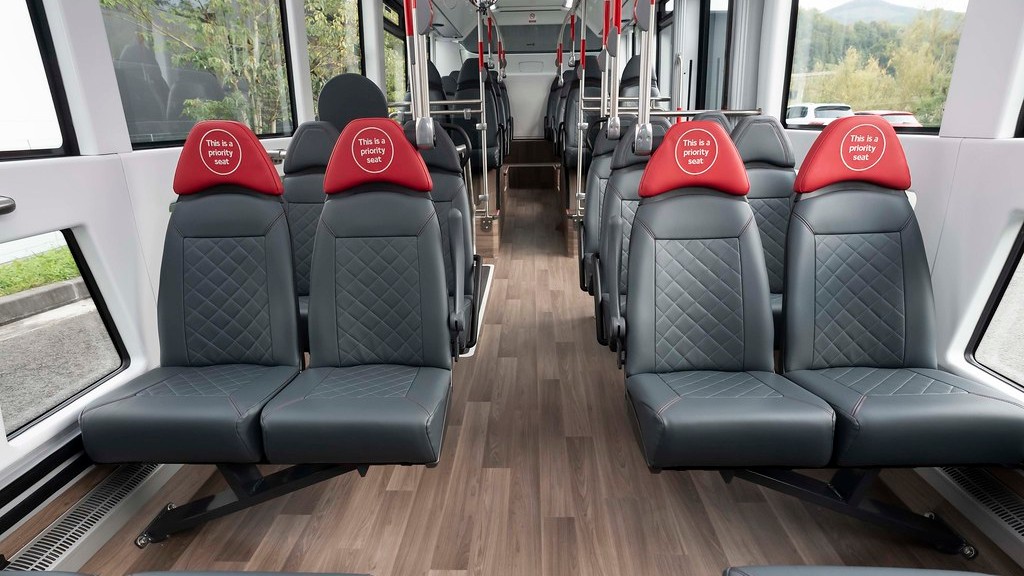 The new bus will come with a range of new gadgets, as well as comfort for passengers. /Irizar e-mobility