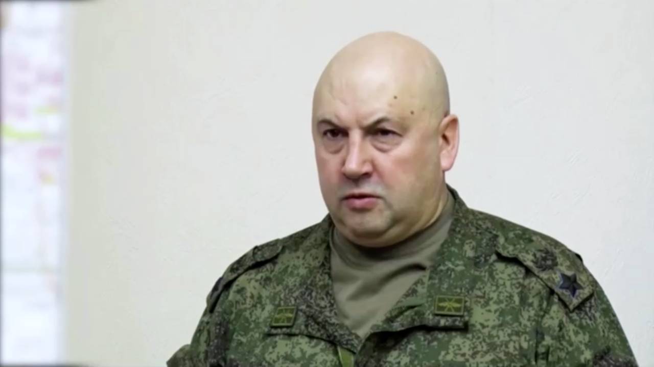 General Sergei Surovikin, in command of Russia's war in Ukraine, announces his troops withdrawal from Kherson. /Russian Defense Ministry via Reuters