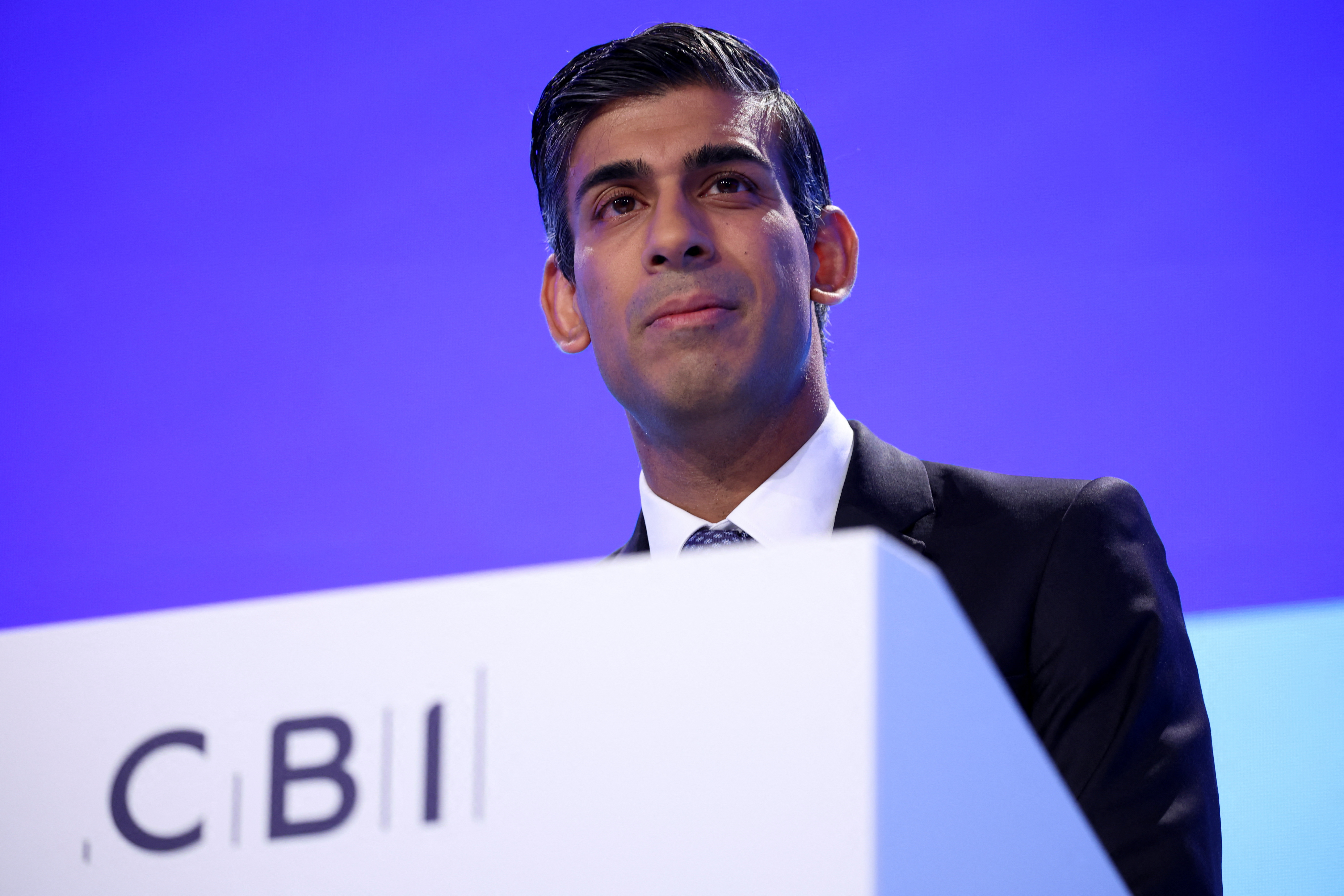Rishi Sunak outlined his EU trading relationship plans at a gathering of business leaders. Phil Noble/Reuters