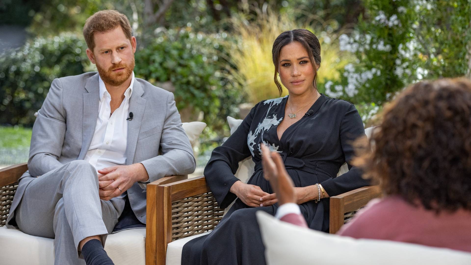 The much-awaited Oprah interview with Harry and Meghan, the Duke and Duchess of Sussex, caused a stir in British and American press. /Joe Pugliese/Harpo Productions/AFP