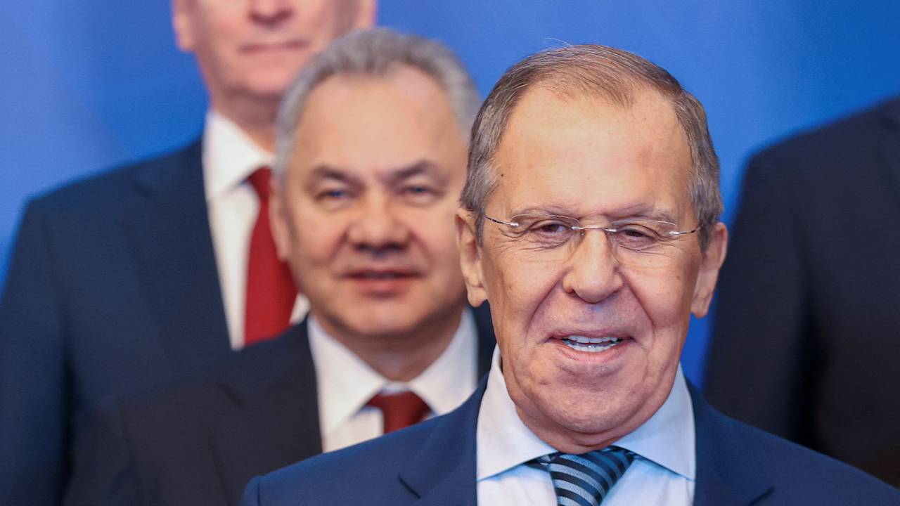 Russia's Foreign Minister Sergei Lavrov has accused the U.S. of being direct participants in the Ukraine war. /Russian Foreign Ministry/Reuters