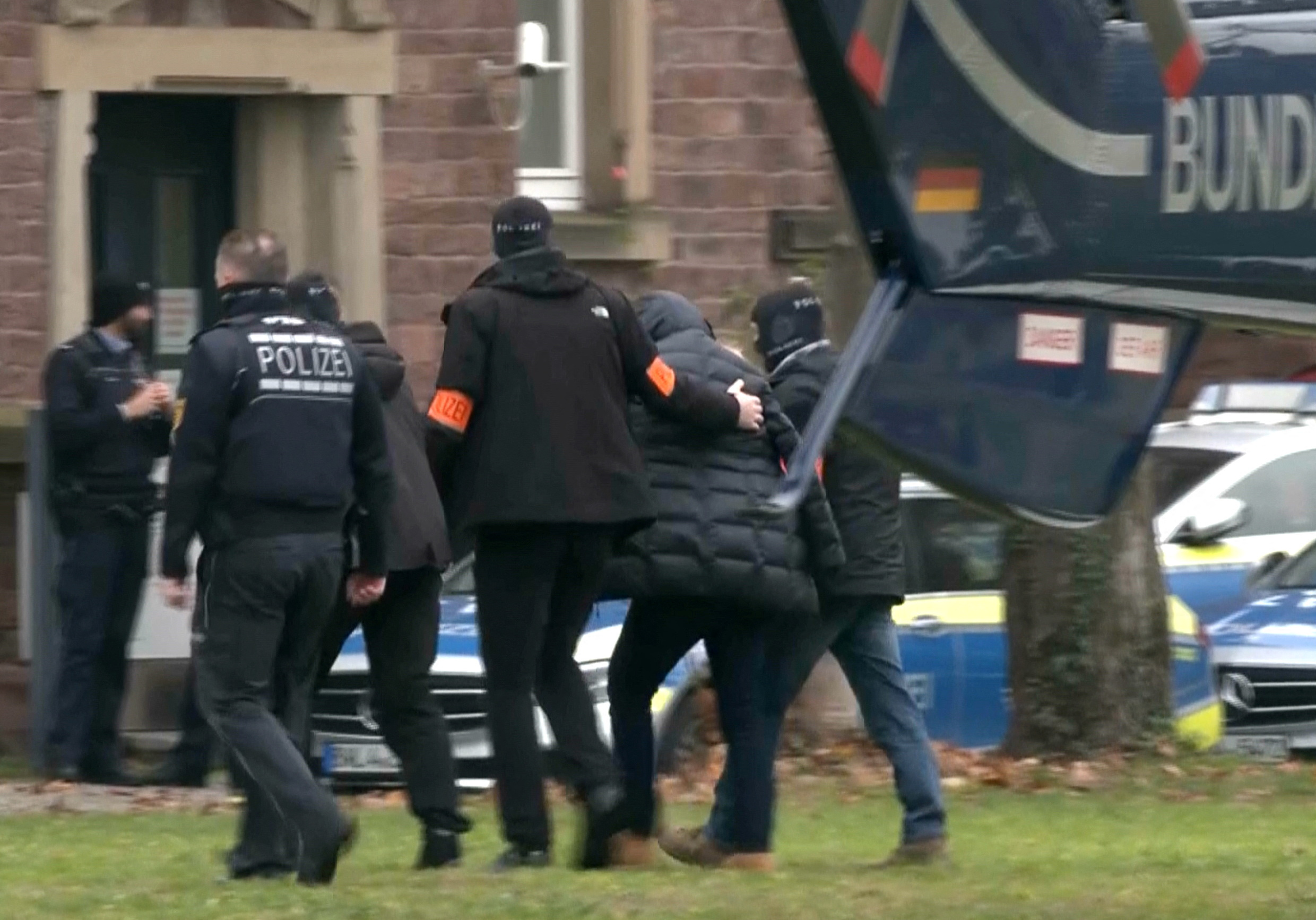 Raids took place across Germany. /Tilman Blasshofer/Reuters TV via Reuters