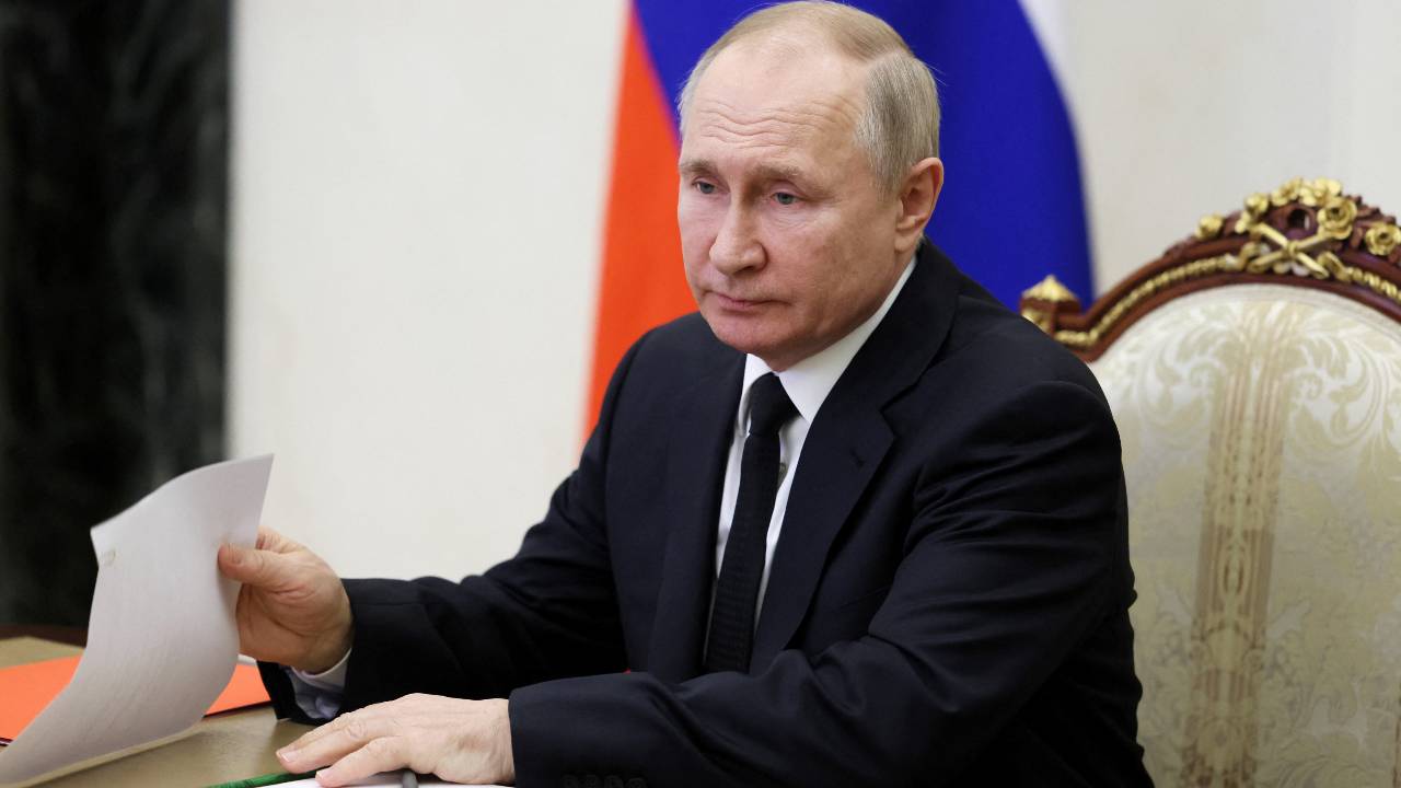 President Vladimir Putin has said the risk of a nuclear war is on the rise.
 /Sputnik/Mikhail Metzel/Reuters