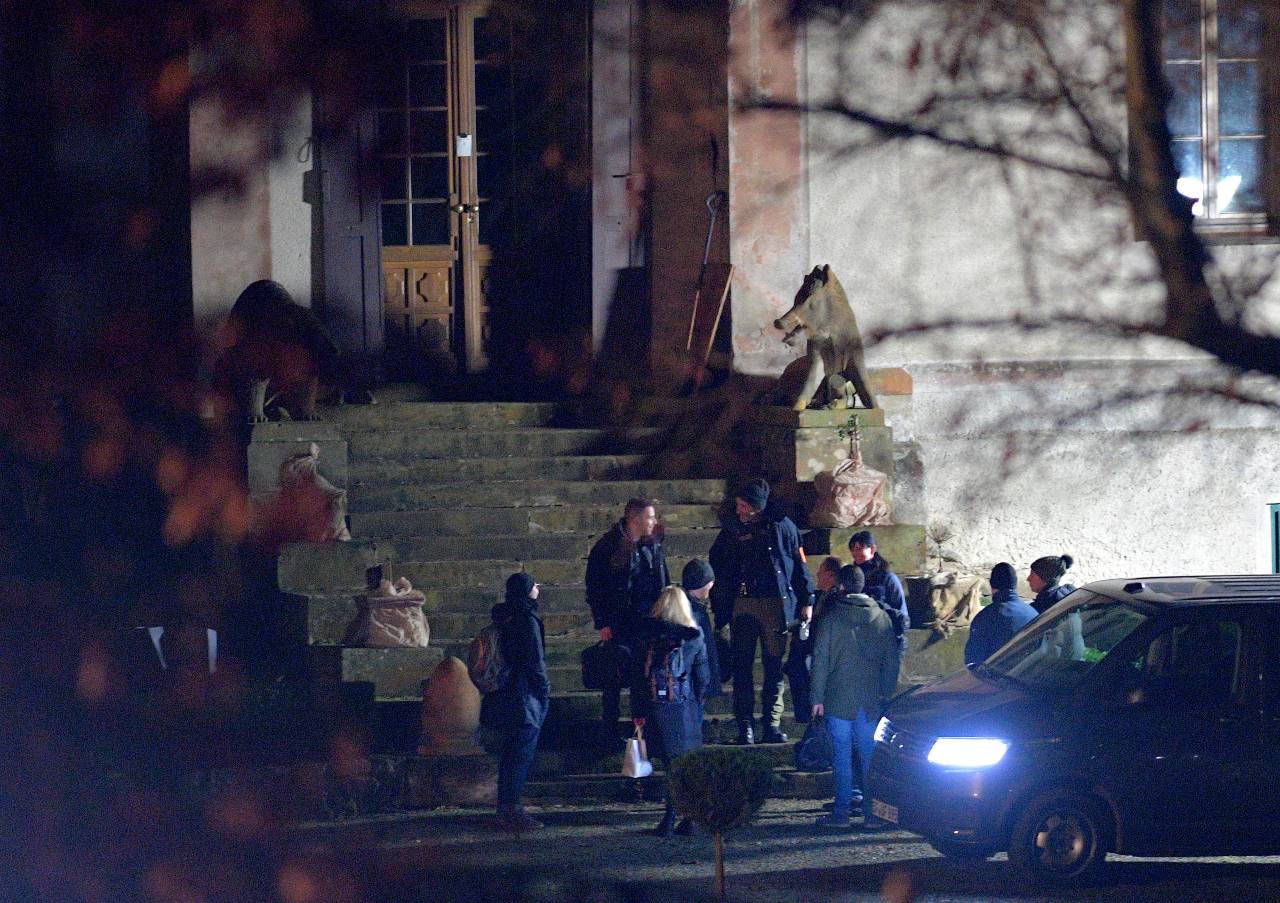 Twenty-five suspected supporters were detained during raids across Germany. /Matthias Rietschel/Reuters