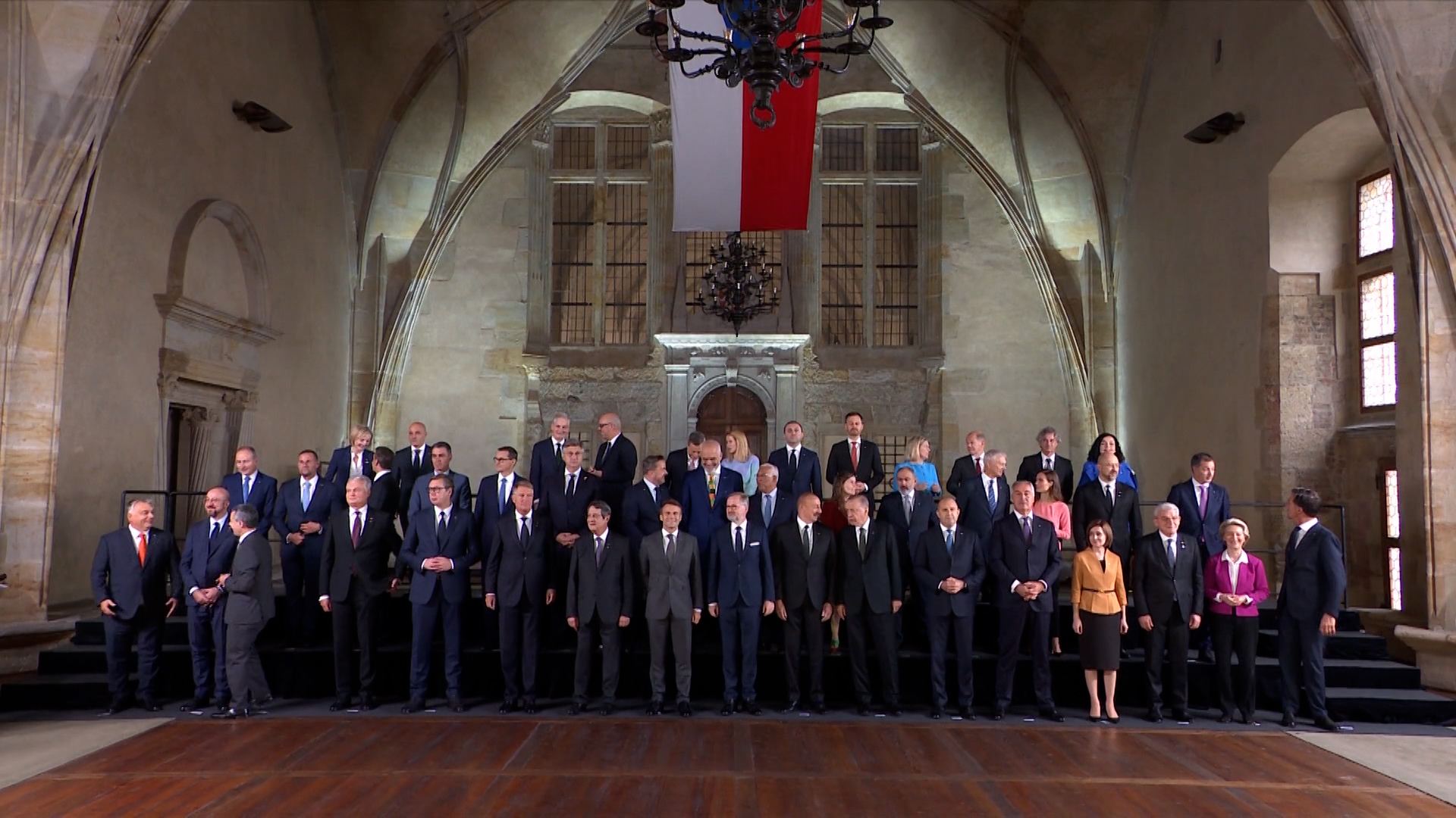 The European Political Community was inaugurated in Prague by 44 European leaders spanning from Iceland to Turkey. /Ceska Televize