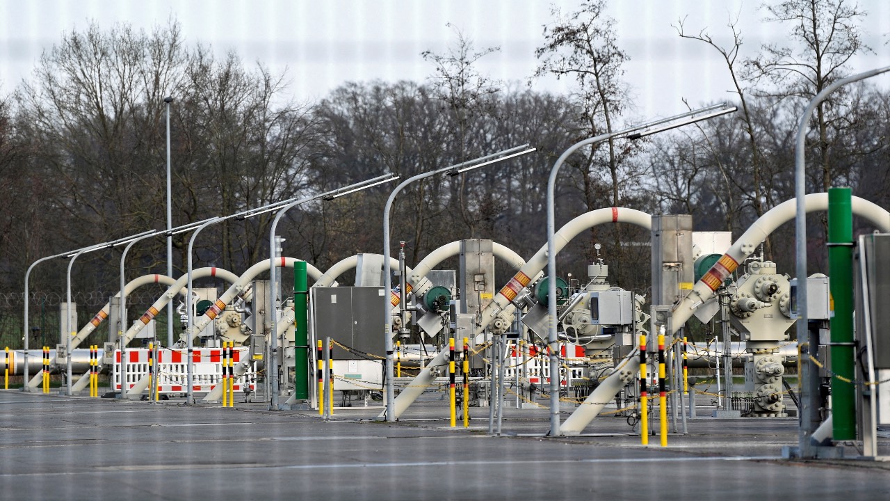 The Astora natural gas depot in Rehden, Germany is the largest natural gas storage in Western Europe. /Fabian Bimmer/Reuters