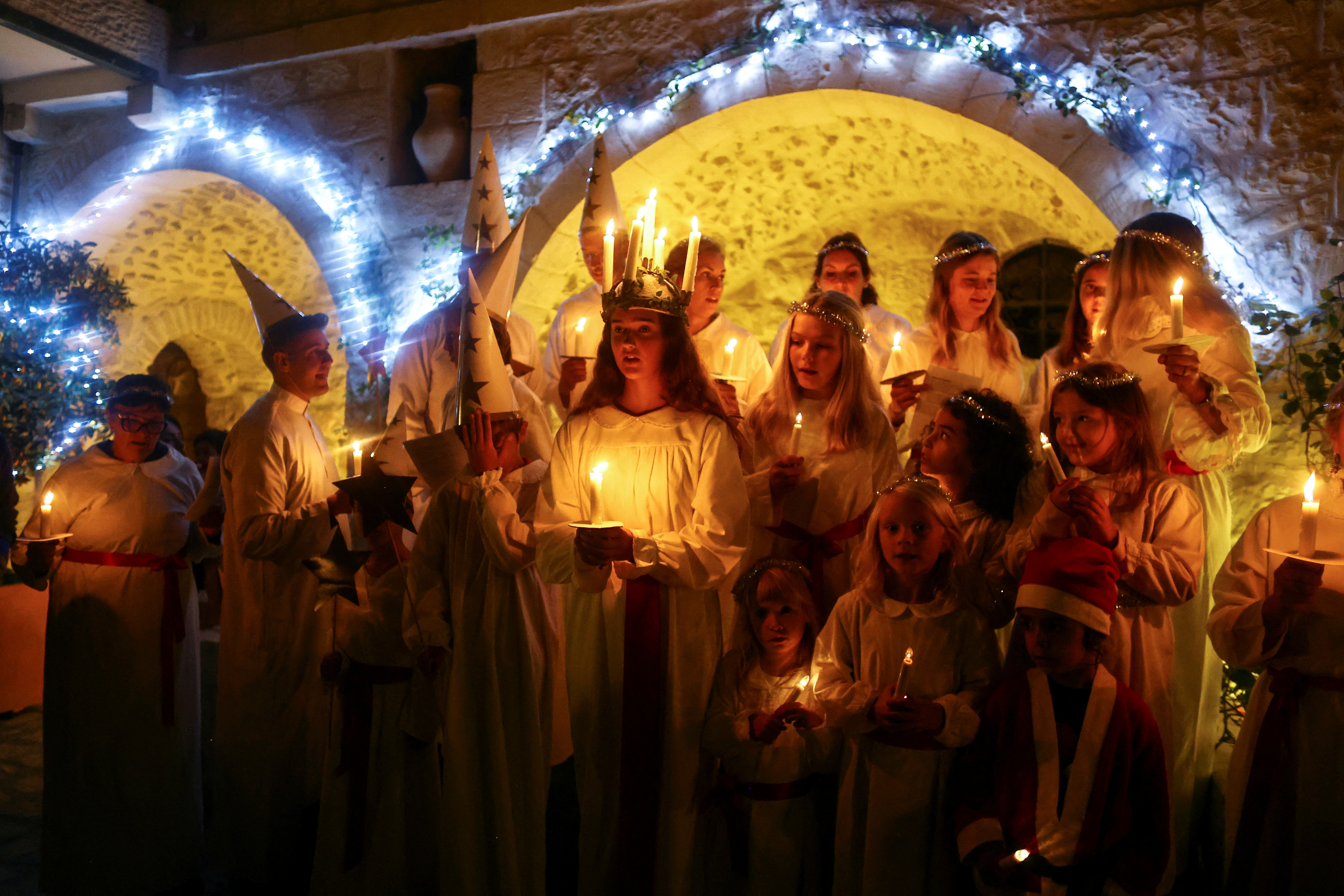 St Lucia Day Parade in Sweden.  Image credit: Reuters