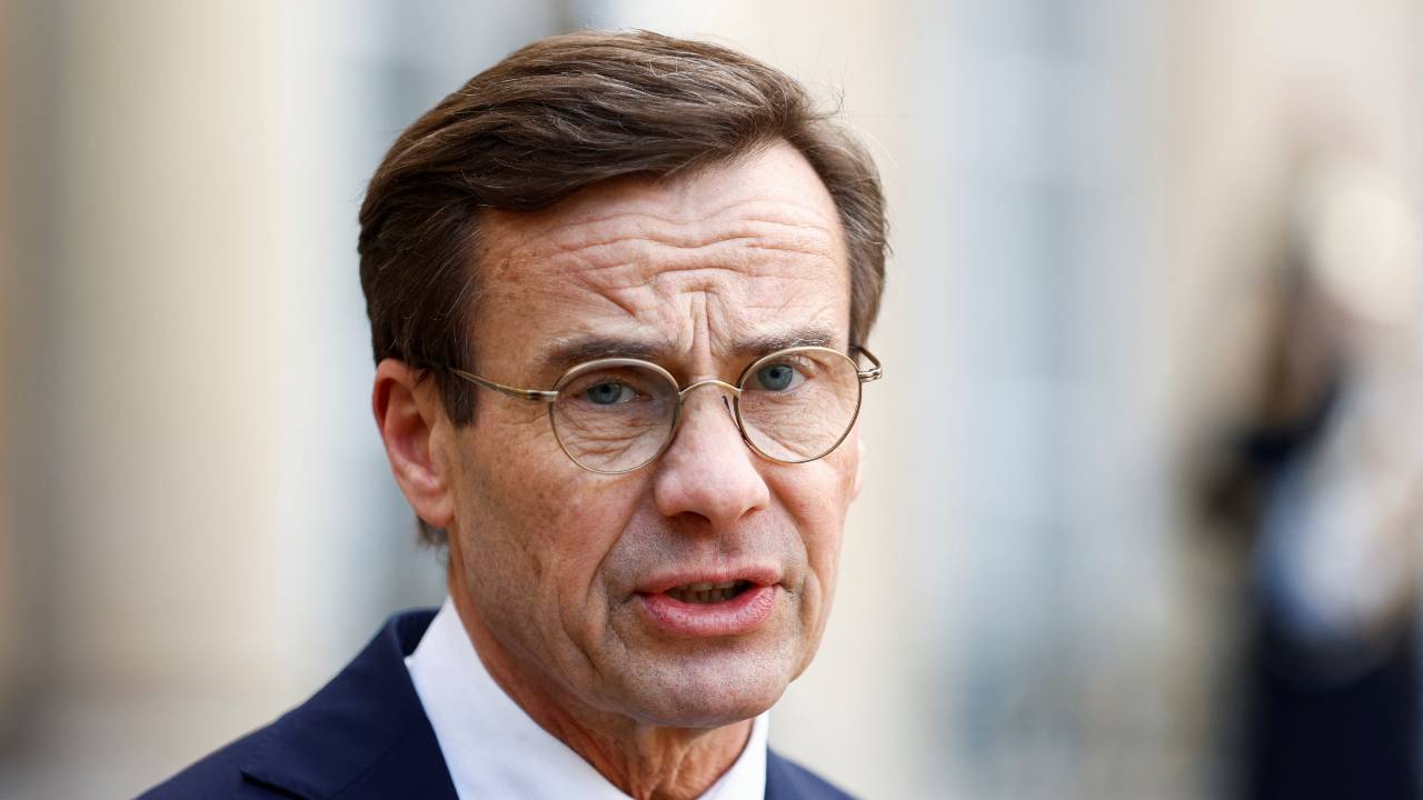 Swedish Prime Minister Ulf Kristersson says his country's NATO bid is in Türkiye's hands. /Gonzalo Fuentes/Reuters
