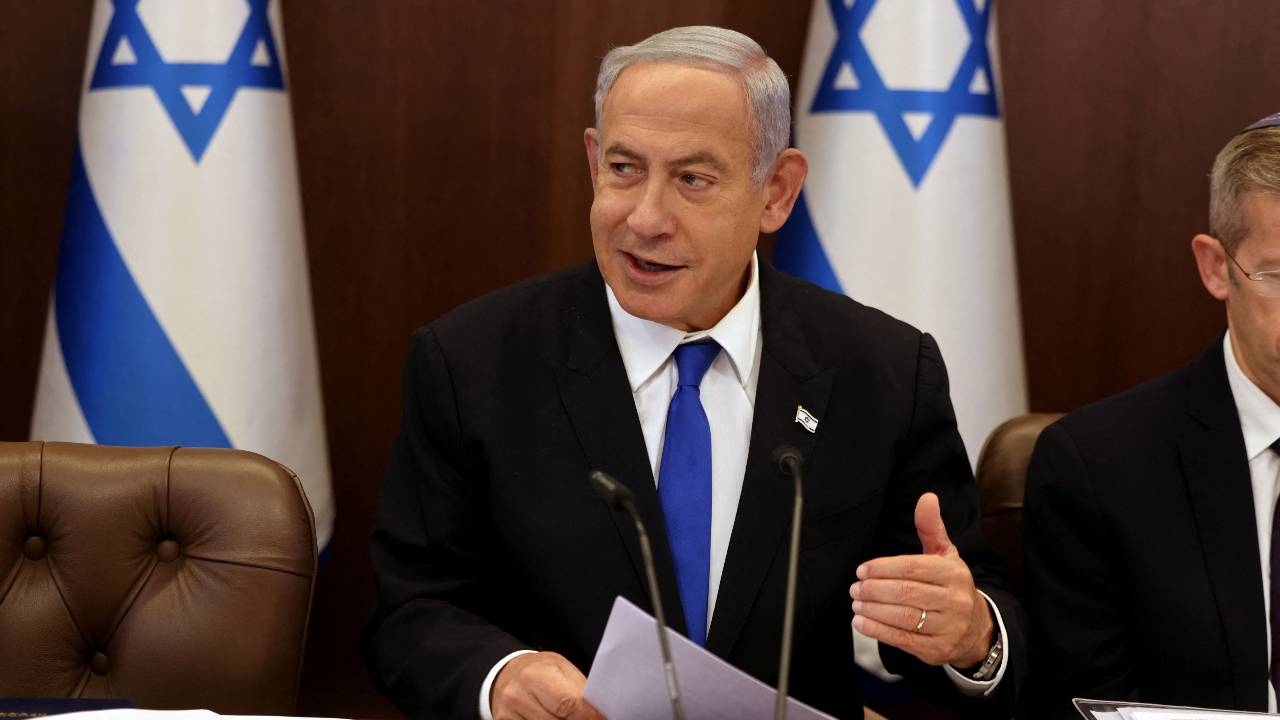 Israeli Prime Minister Benjamin Netanyahu plans to reform the judicial system have been accused of being undemocratic. /Menahem Kahana/Pool/Reuters