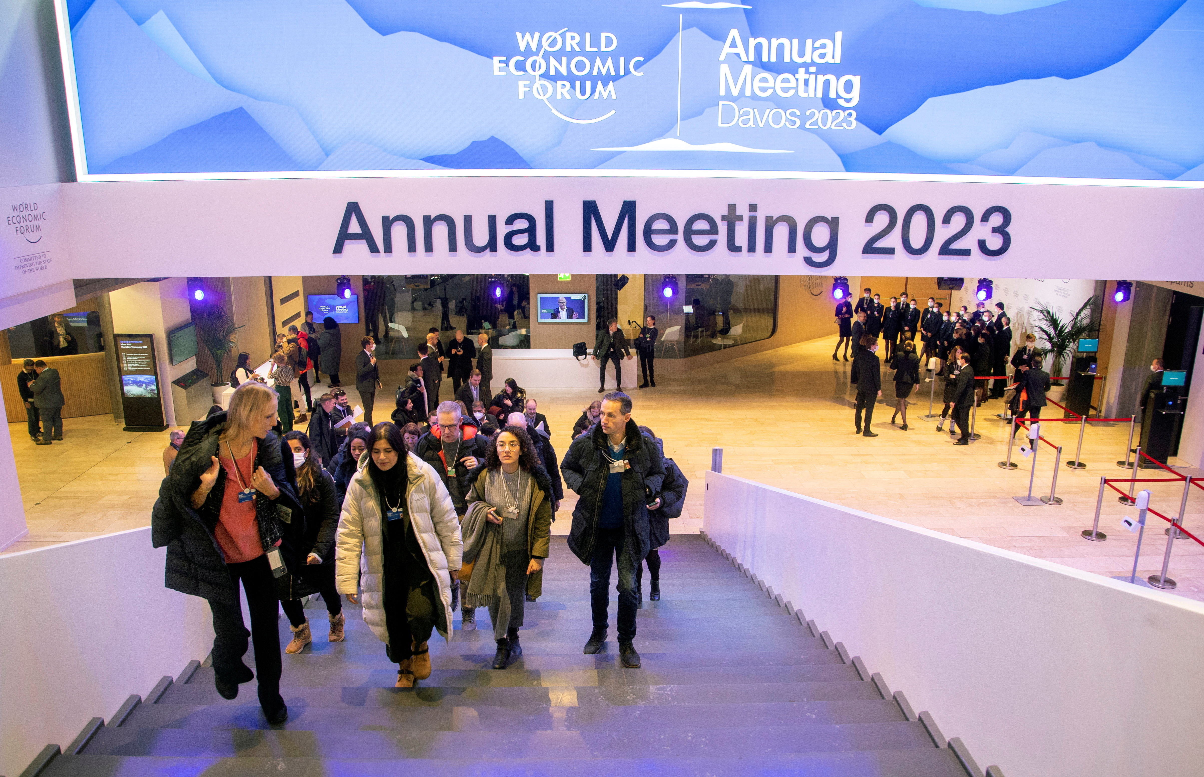 The 2023 World Economic Forum is at Davos Congress Centre, in the Alpine resort of Davos, Switzerland, January 16, 2023. /Arnd Wiegmann/ Reuters
