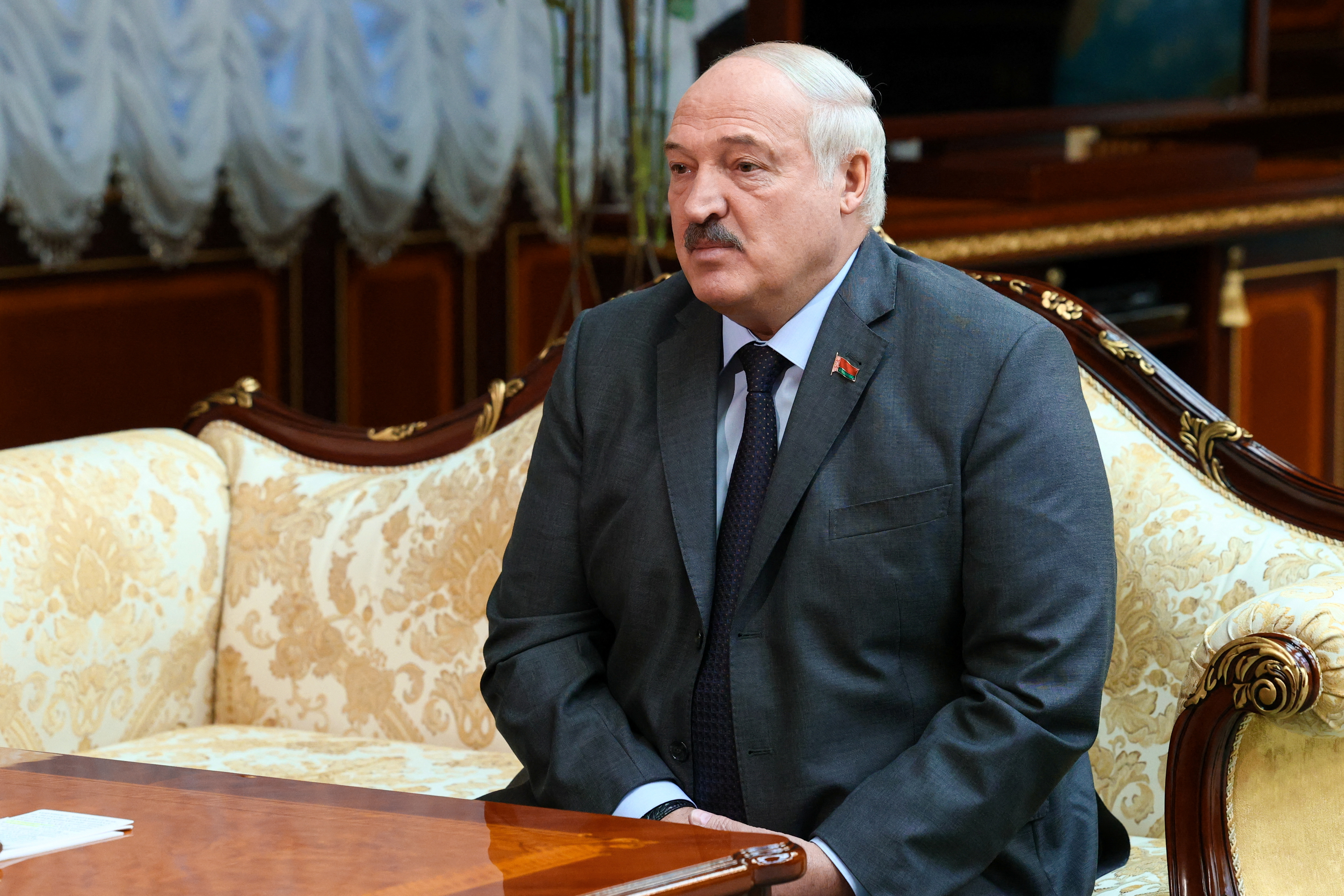 Belarus President Alexander Lukashenko says he will only order his troops to attack Ukraine if they 