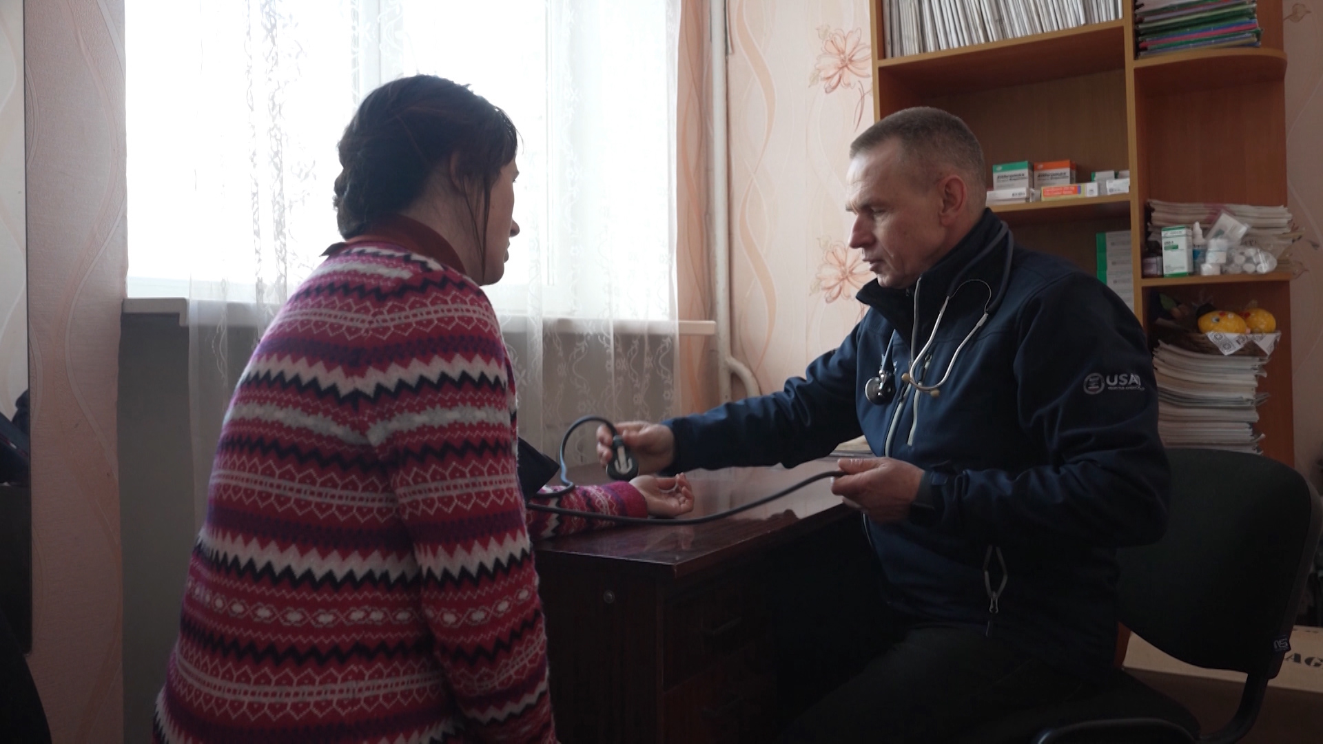 Anatoliy Havrilenko is finding increasing numbers of TB cases. /CGTN