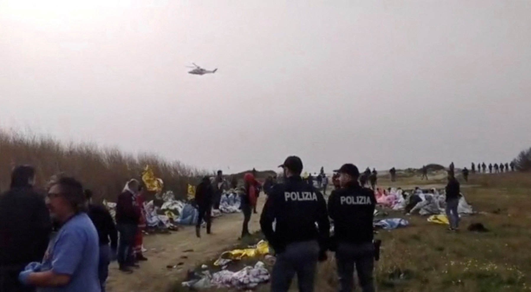 Rescue workers have attempted to find more survivors from the wreck. /Italian Police / Reuters
