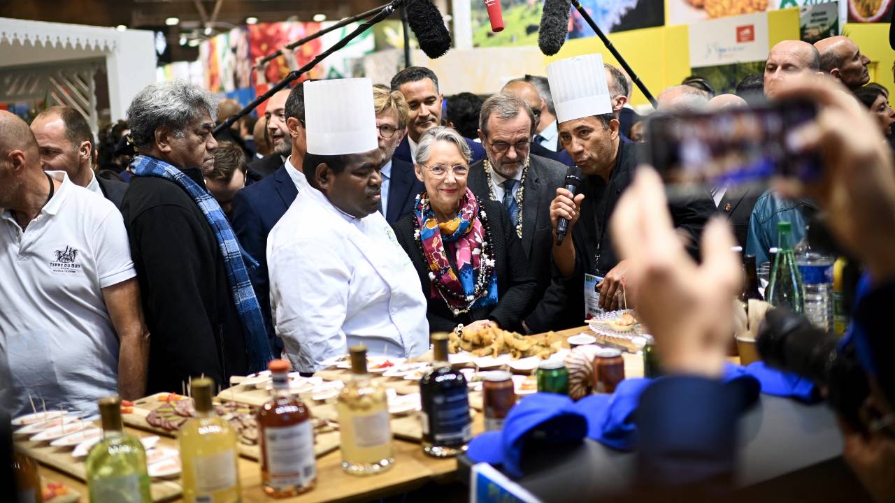 French Prime Minister Elisabeth Borne attended the Paris International Agriculture Fair where farmers hope to see boosts in pork exports to China.
/Christophe Archambault/AFP