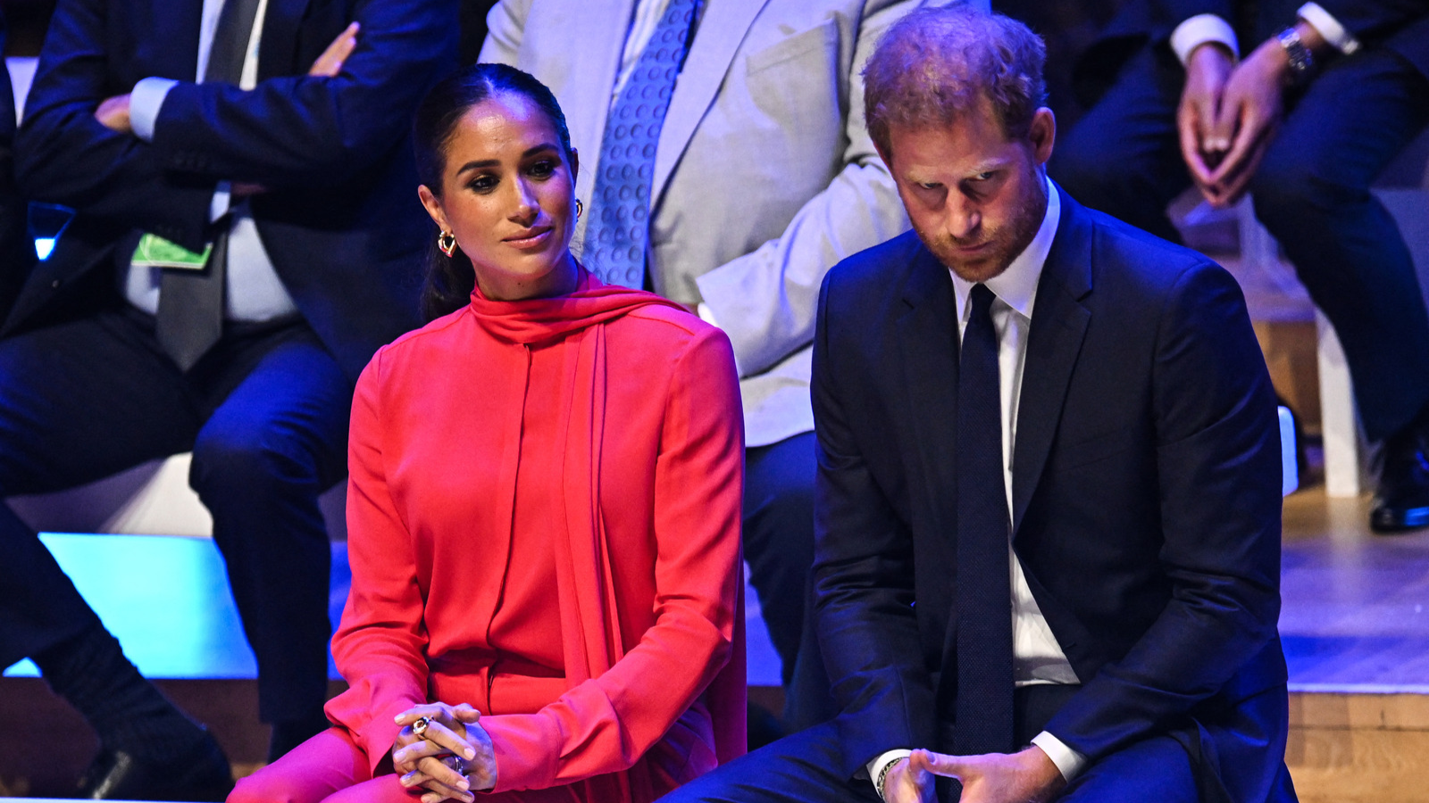 Harry and Meghan have been asked to leave their UK home, situated on the grounds of King Charles's Windsor Castle, following a feud between the couple and the royal family./Oli Scarff/ AFP. 
