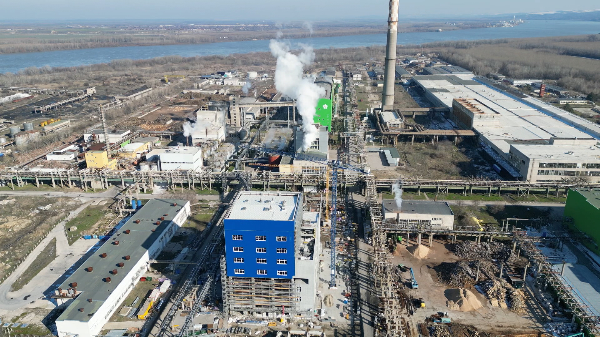 A new $50 million plant is under construction in Svilosa./Aljosa Milenkovic/CGTN