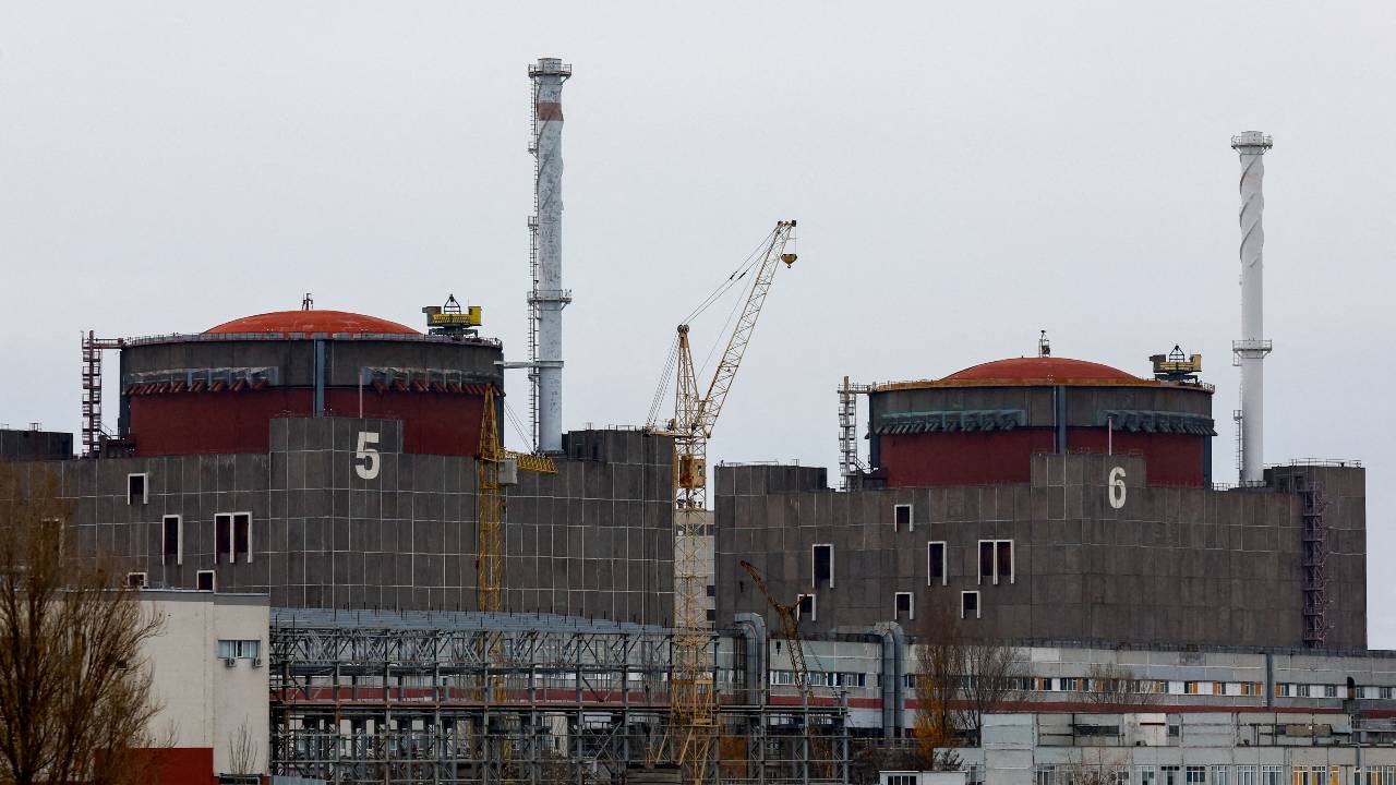The donation will go to help protect nuclear sites in Ukraine such as the Zaporizhzhya power plant, the biggest nuclear facility in Europe. /Alexander Ermochenko/Reuters