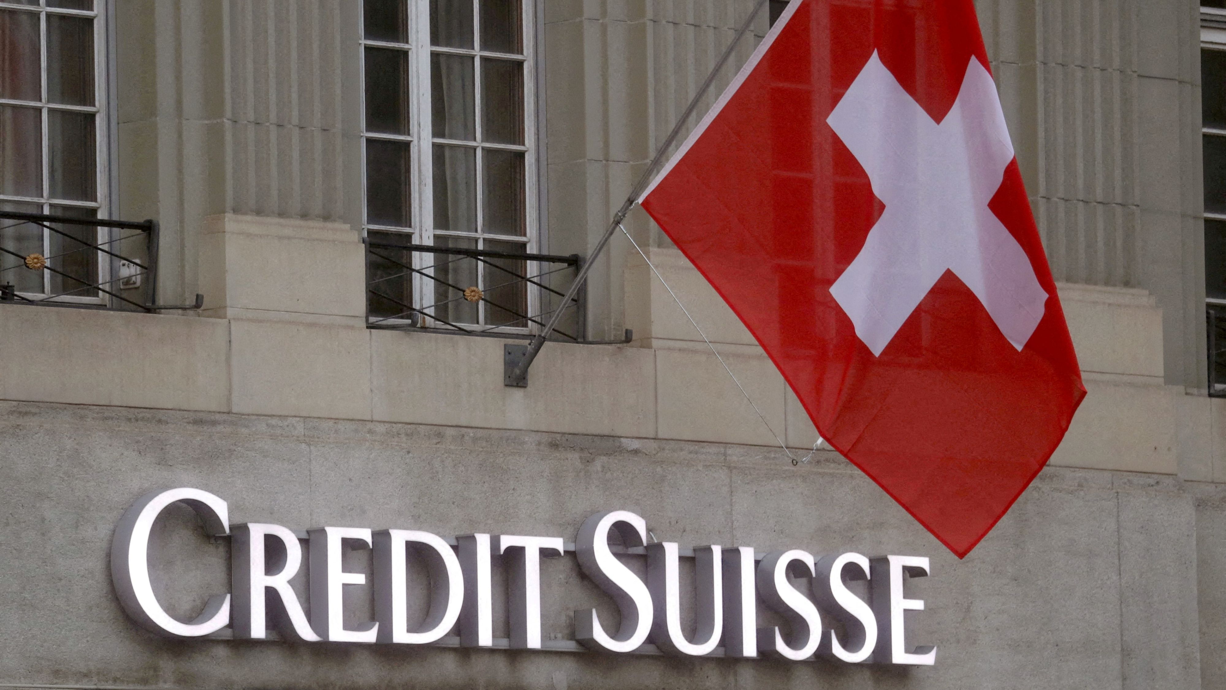 Share value for Swiss bank Credit Suisse has fallen by a fifth./ Wiegmann/Reuters