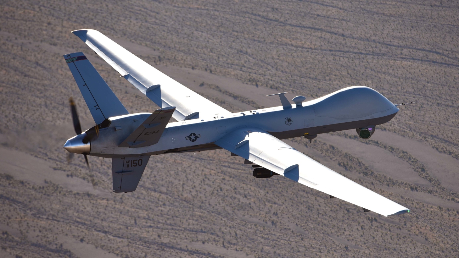 The U.S. MQ-9 drone is employed primarily as an intelligence-collection asset and can also perform precision strikes according to the U.S. airforce./U.S. Air Force