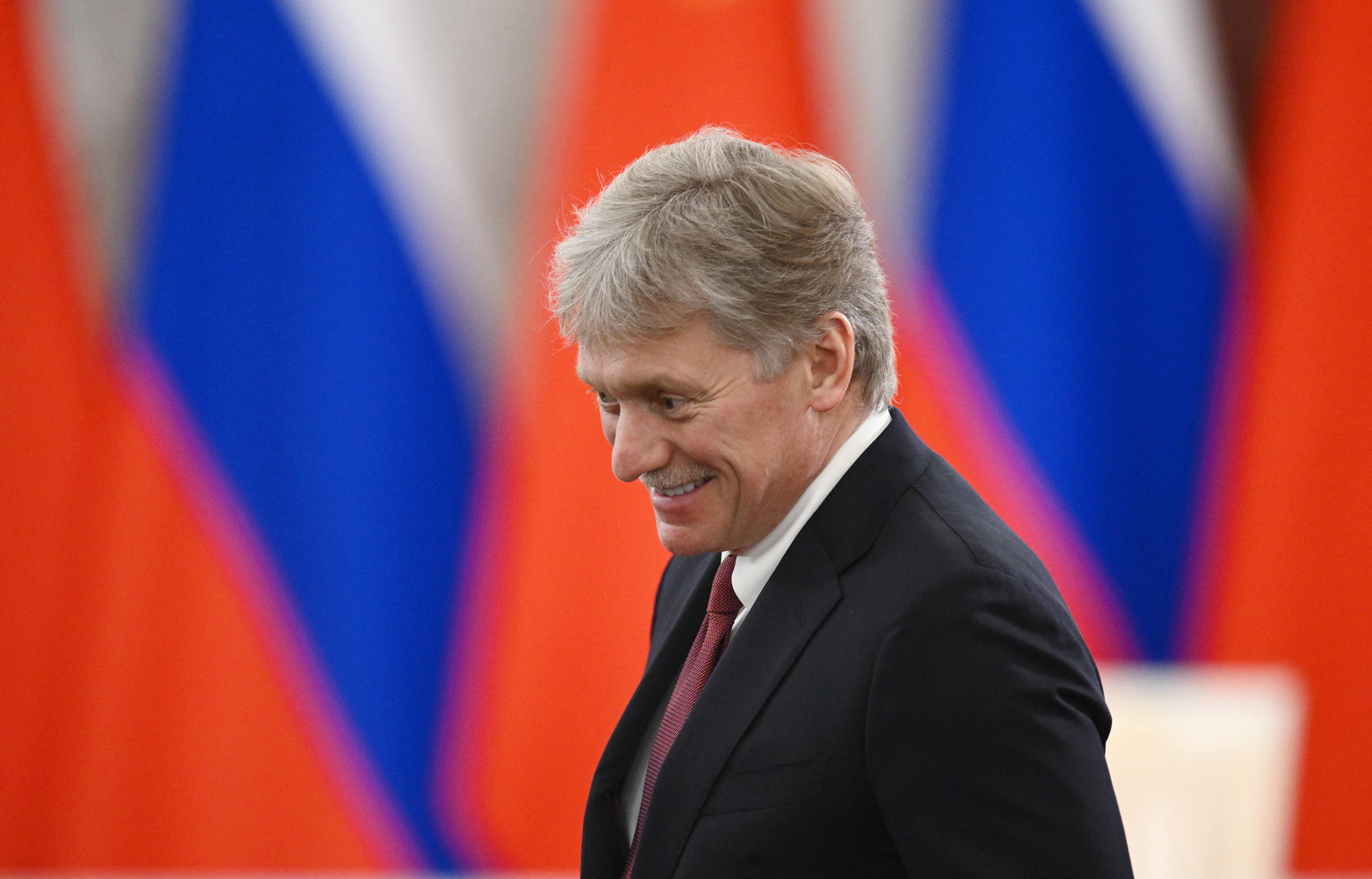 Kremlin spokesman Dmitry Peskov welcomed Denmark's invitation to the Russian-controlled operator of the Nord Stream 2 pipeline. /Reuters via third party.