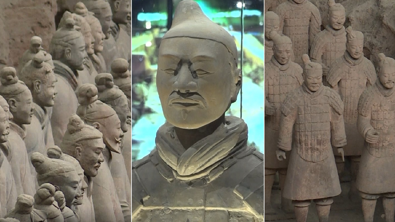 China's incredible lifesize Terracotta Army marches into Alicante CGTN