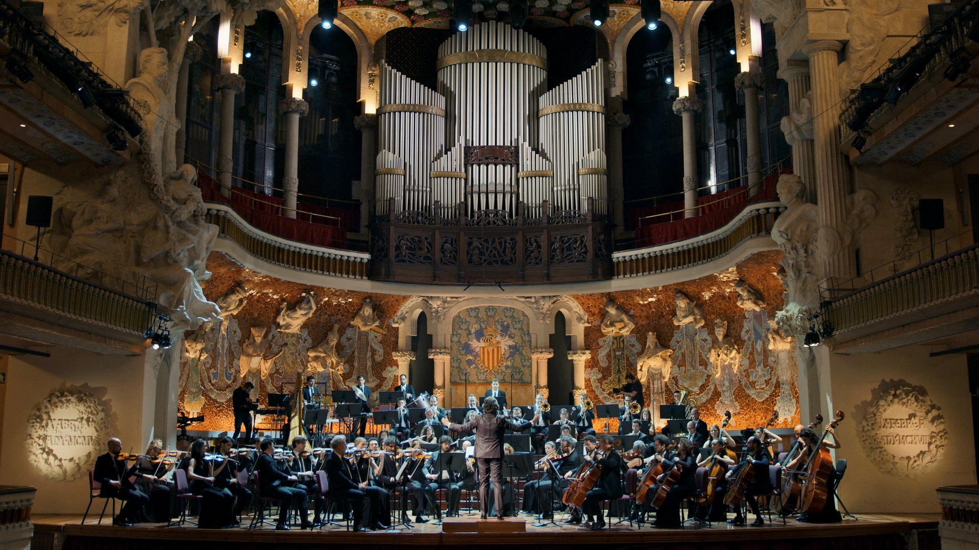 The performance took place in the Palau de la Musica Catalana. /CMG