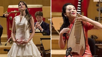 Soprano Estibaliz Martyn and Zhao Cong performed in Madrid. /CGTN Europe 
