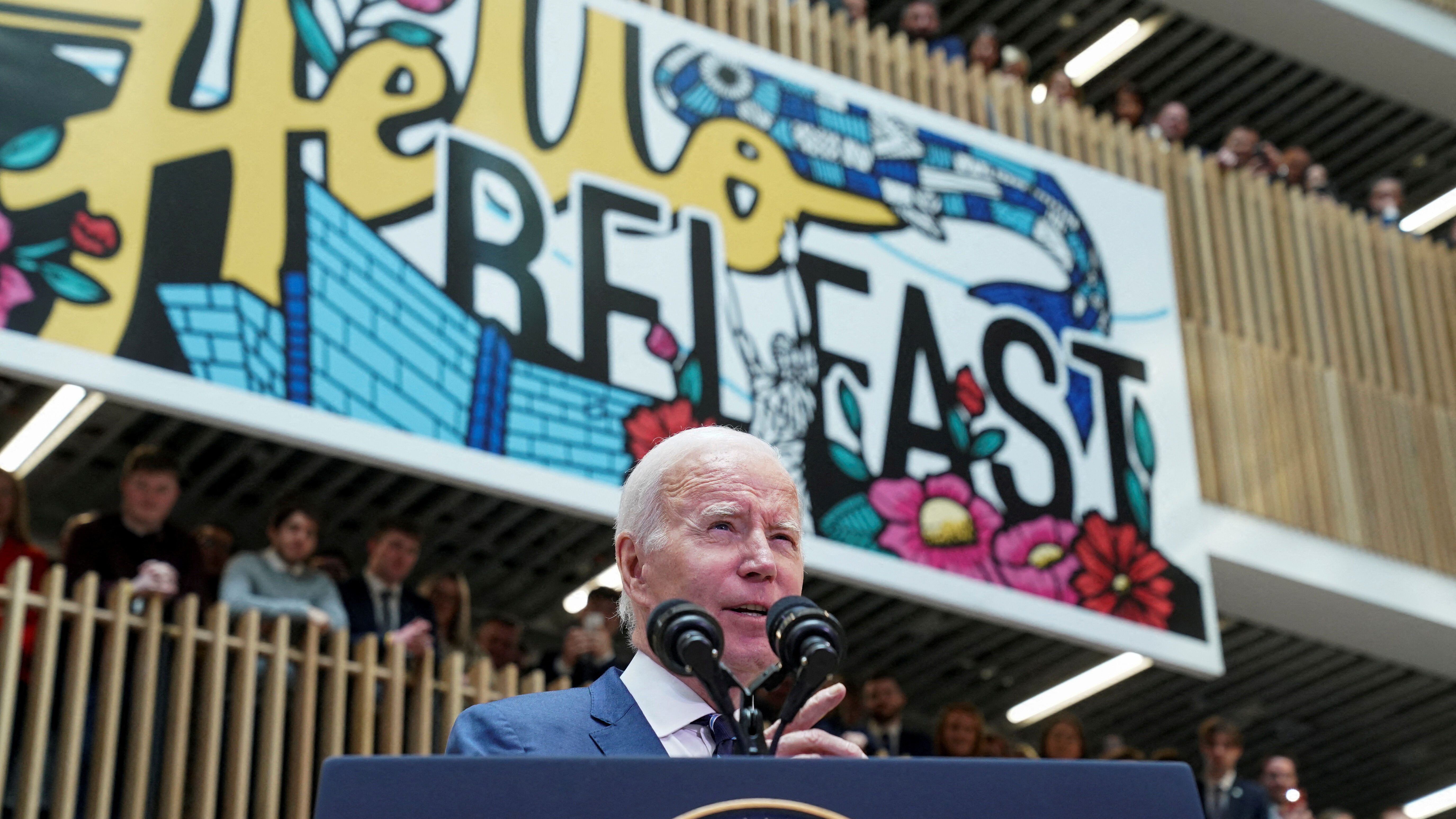 Former U.S. Special Envoy for Northern Ireland says Joe Biden's visit to the country could be a ploy to sway the votes of 40 million Americans with Irish ancestry at the next election./Reuters.