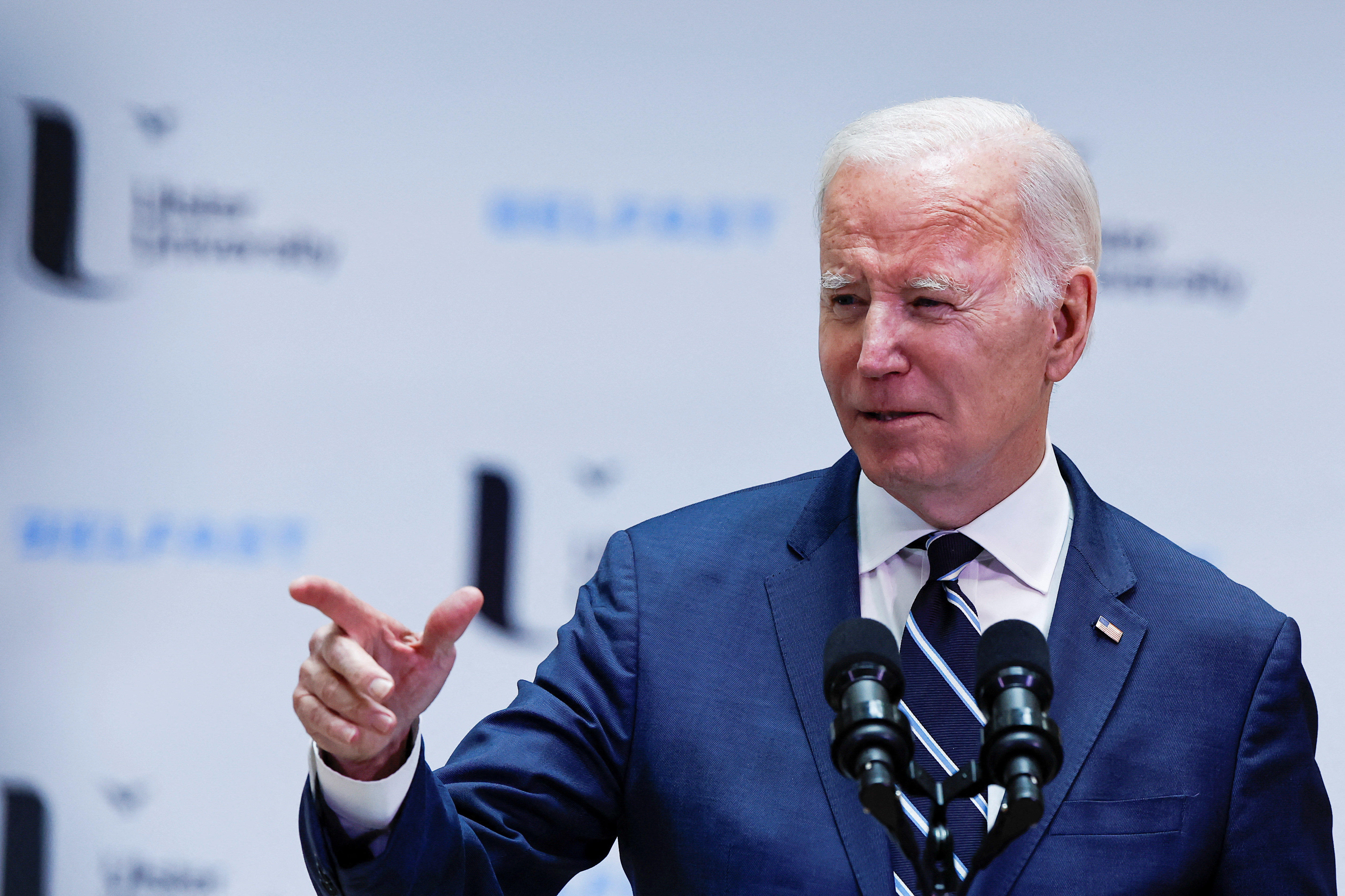 U.S. President Joe Biden has urged Northern Ireland's devolved government to break its political deadlock and tap into U.S. investment opportunities./Reuters.  