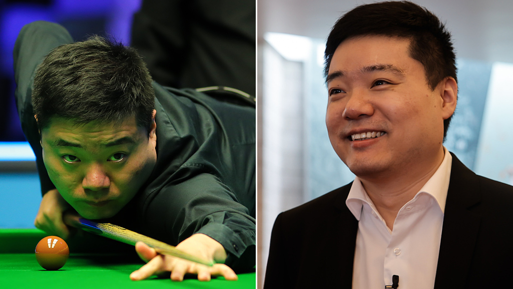 Ding Junhui told CGTN about his ambitions and activities on and off the snooker table./ CGTN and CFP 