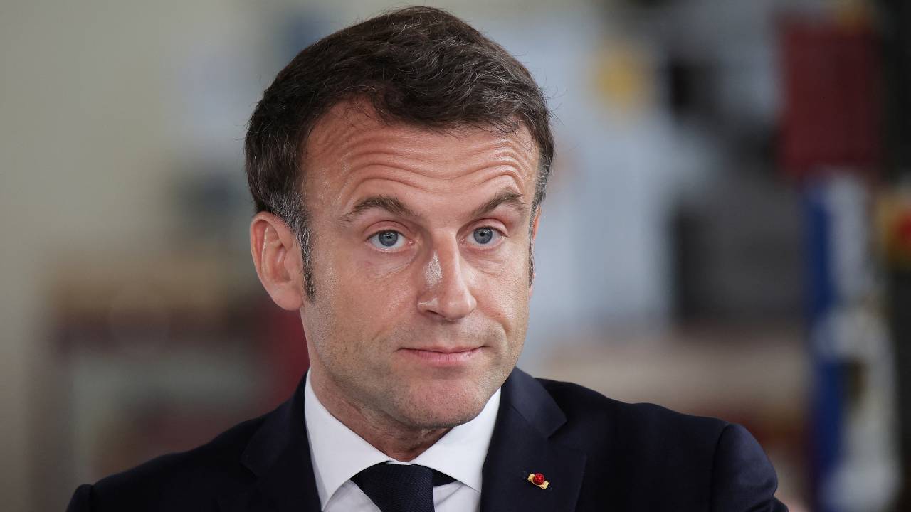 Macron is insistent that there is no alternative to his pension reform. /Thibaud Moritz/Pool